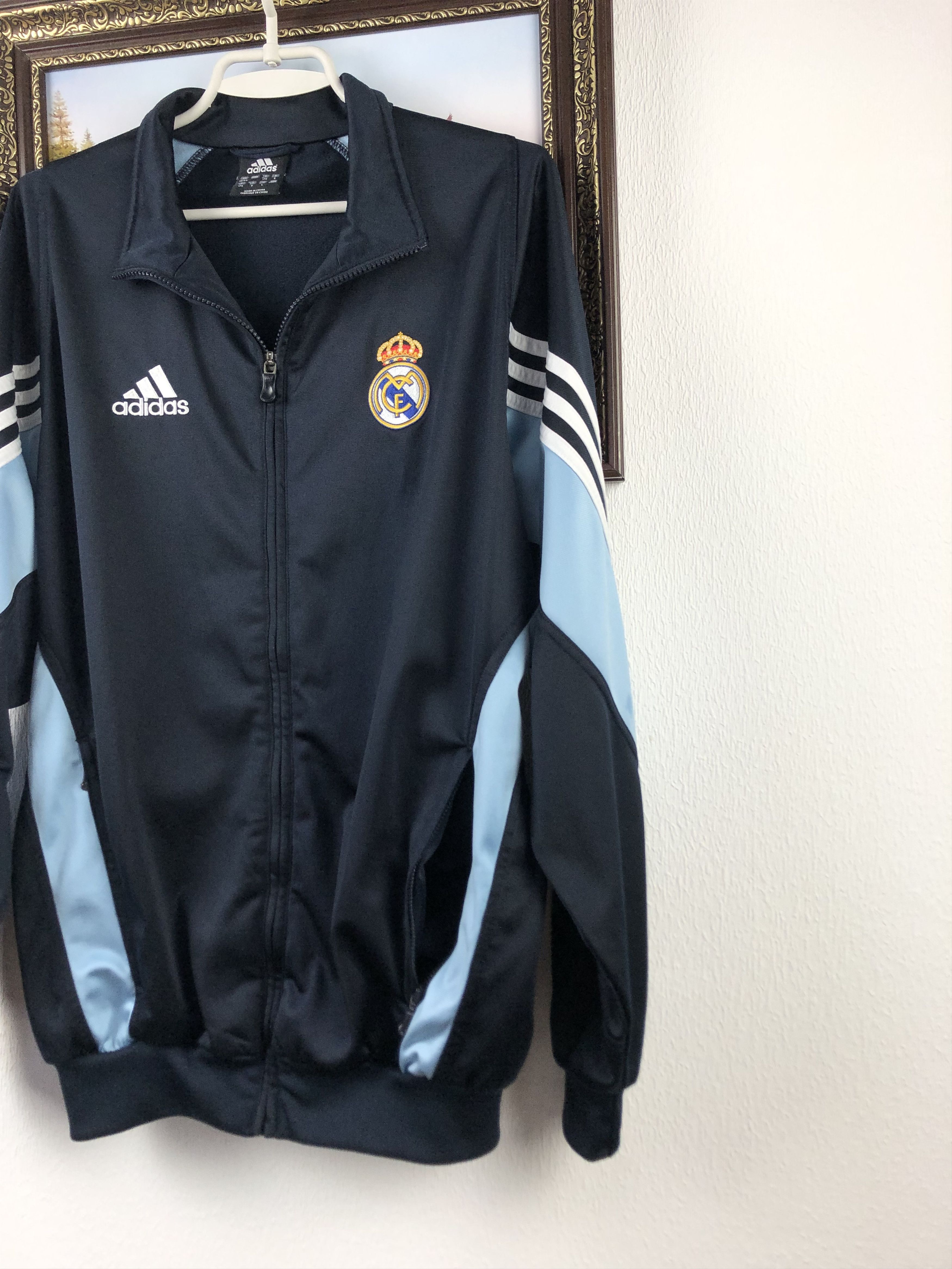 Adidas Vintage Adidas Real Madrid Football Jacket Soccer Track Top Size US M / EU 48-50 / 2 - 7 Thumbnail