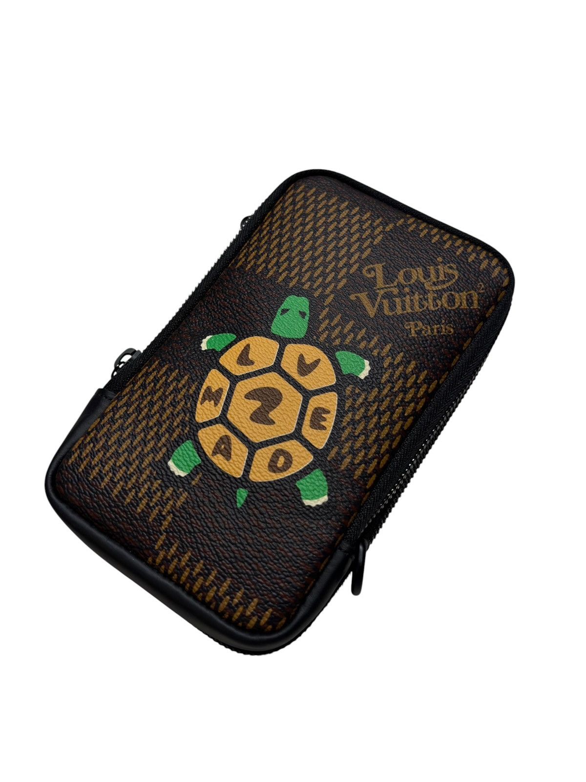 Louis Vuitton × Nigo Louis Vuitton x Nigo Damier Ebene Giant Tortoise Side Bag Size ONE SIZE - 3 Thumbnail