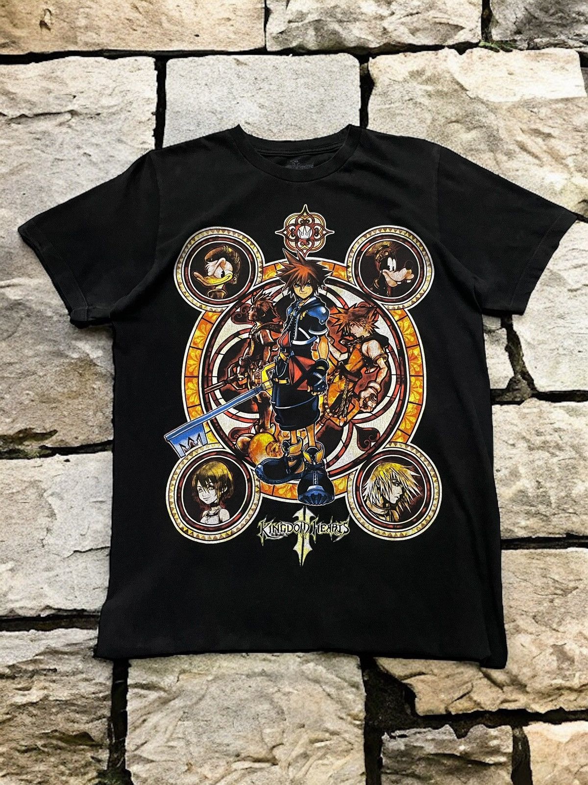 Y2K Disney Kingdom Hearts Video Game Anime Promo Tshirt