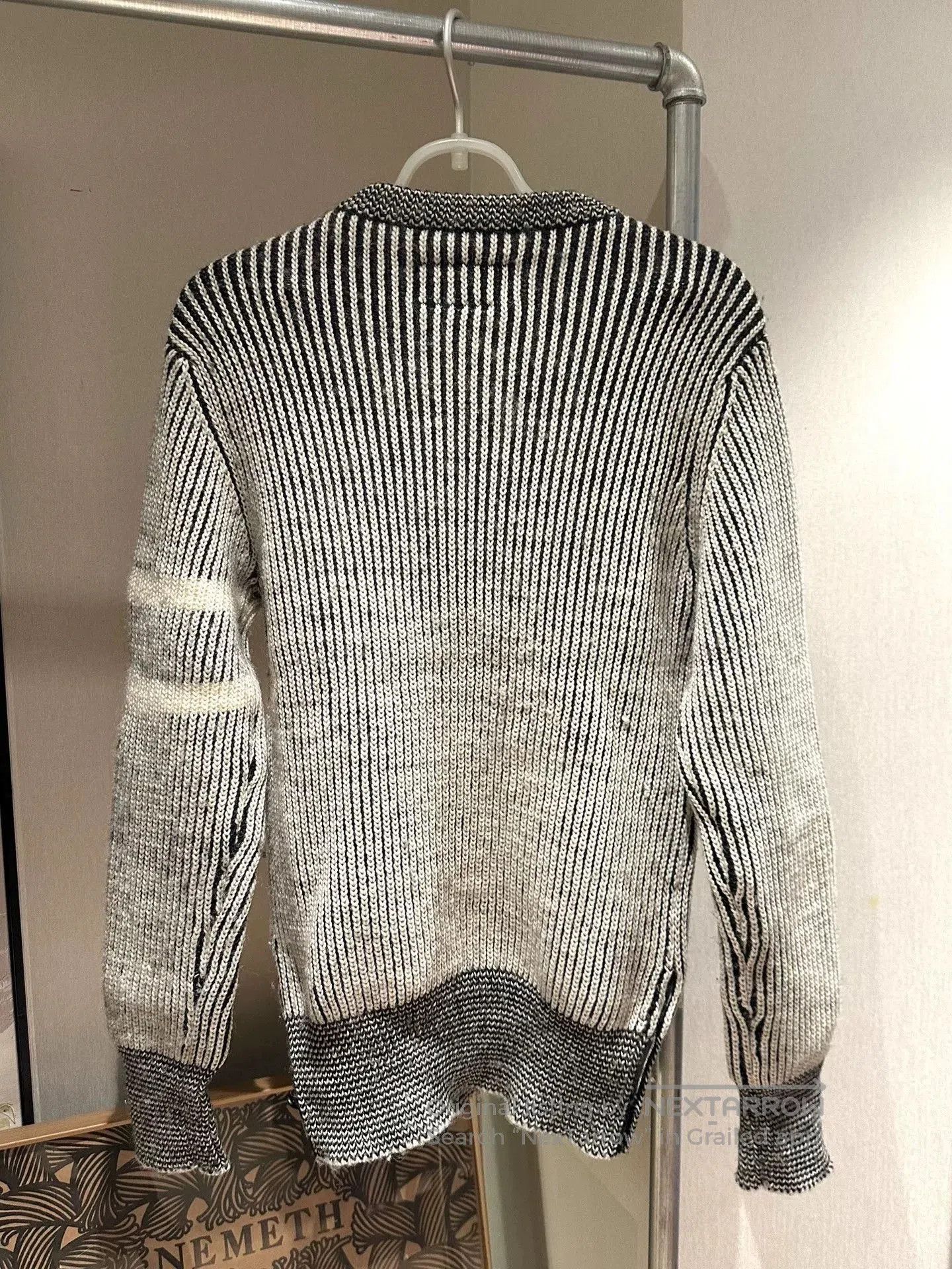 Thom Browne Thom Browne Thom Grey Wool Sweater. Size US M / EU 48-50 / 2 - 5 Thumbnail