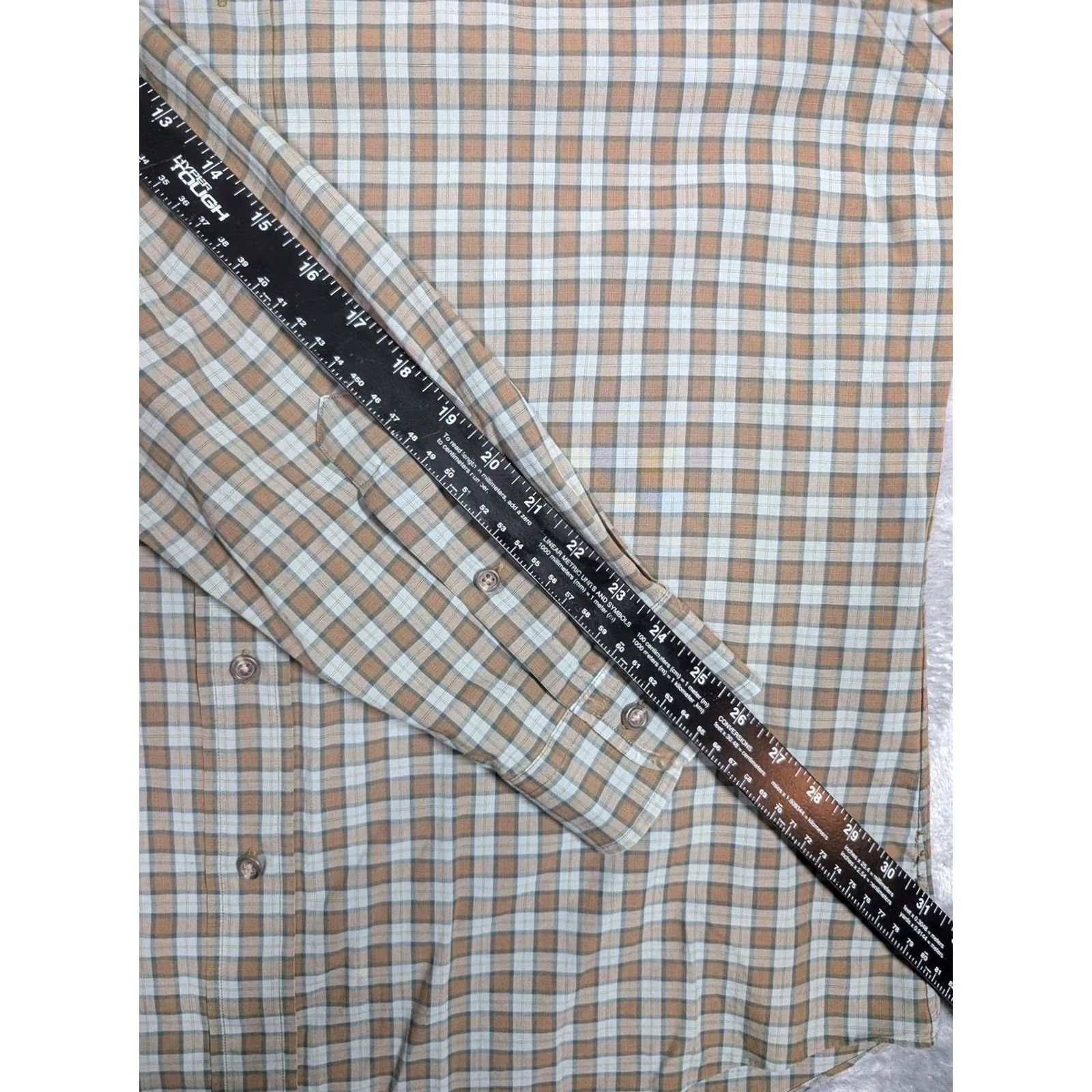 Ralph Lauren Ralph Lauren Shirt Mens L Brown Plaid Long Sleeve Button Down Custom Fit Shirt Size US L / EU 52-54 / 3 - 4 Thumbnail