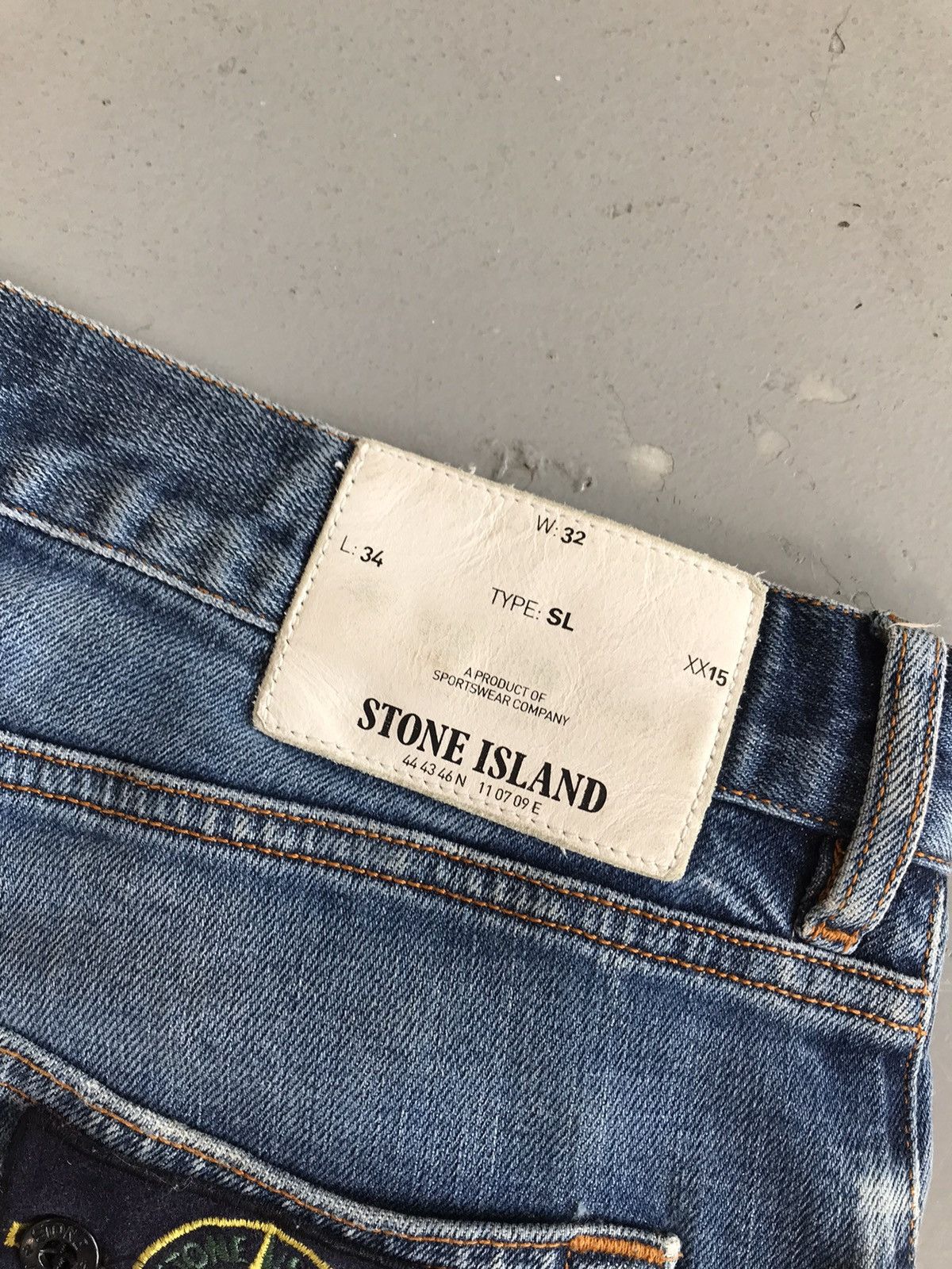 Stone Island × Vintage Super rare vintage stone island straight fit denim Size US 34 / EU 50 - 11 Thumbnail