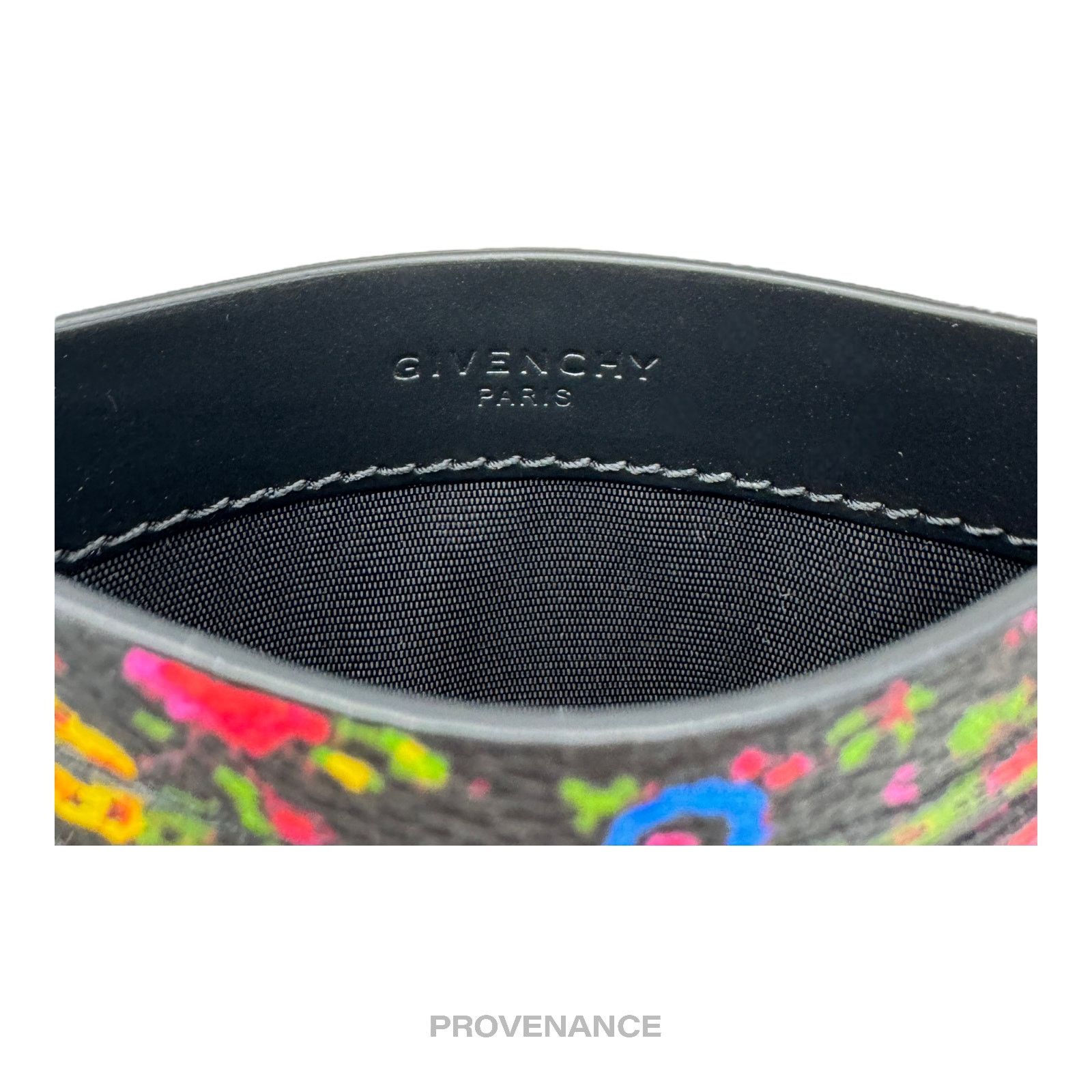 Givenchy 🔴 Givenchy 6CC Card Holder Wallet - Floral Size ONE SIZE - 9 Thumbnail