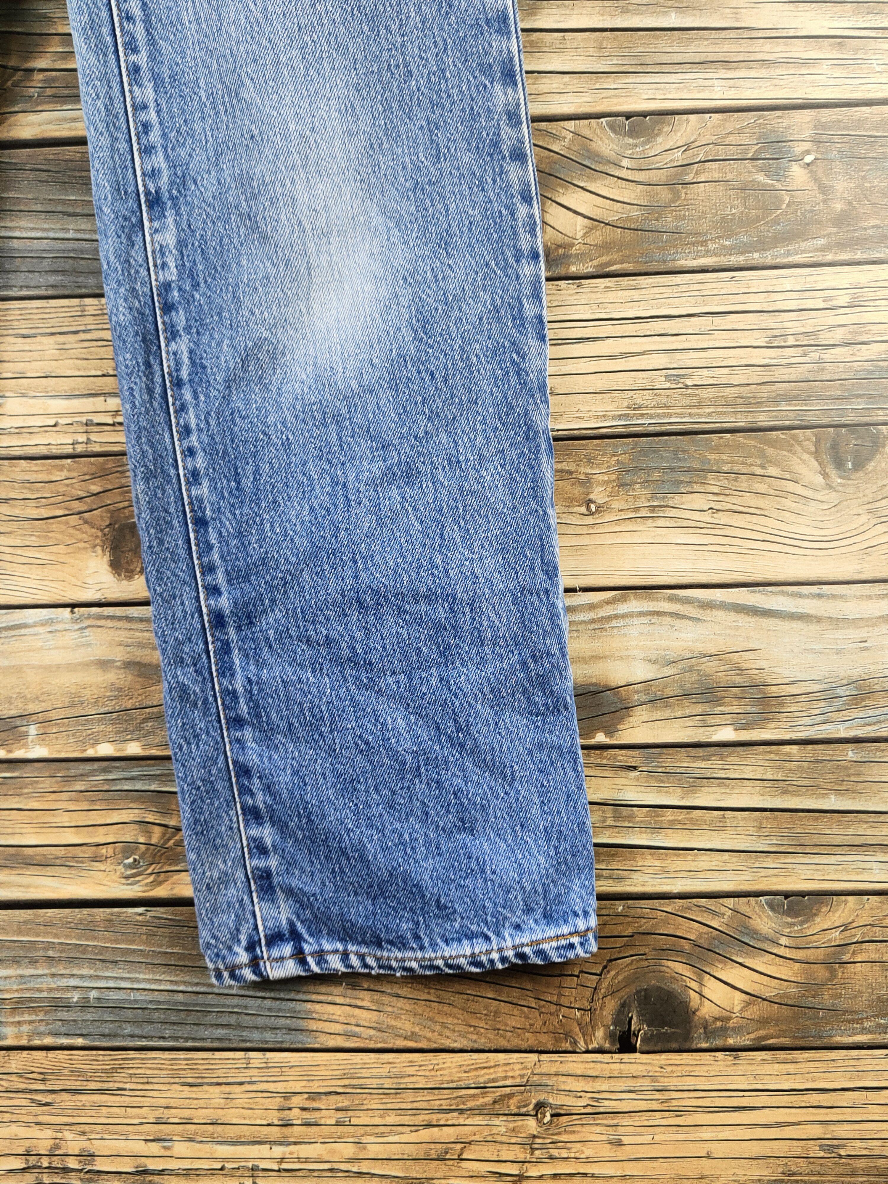 Levi's D 80' vintage levi's Blue Distressed Ripped Jeans #S2908 Size US 26 / EU 42 - 6 Thumbnail