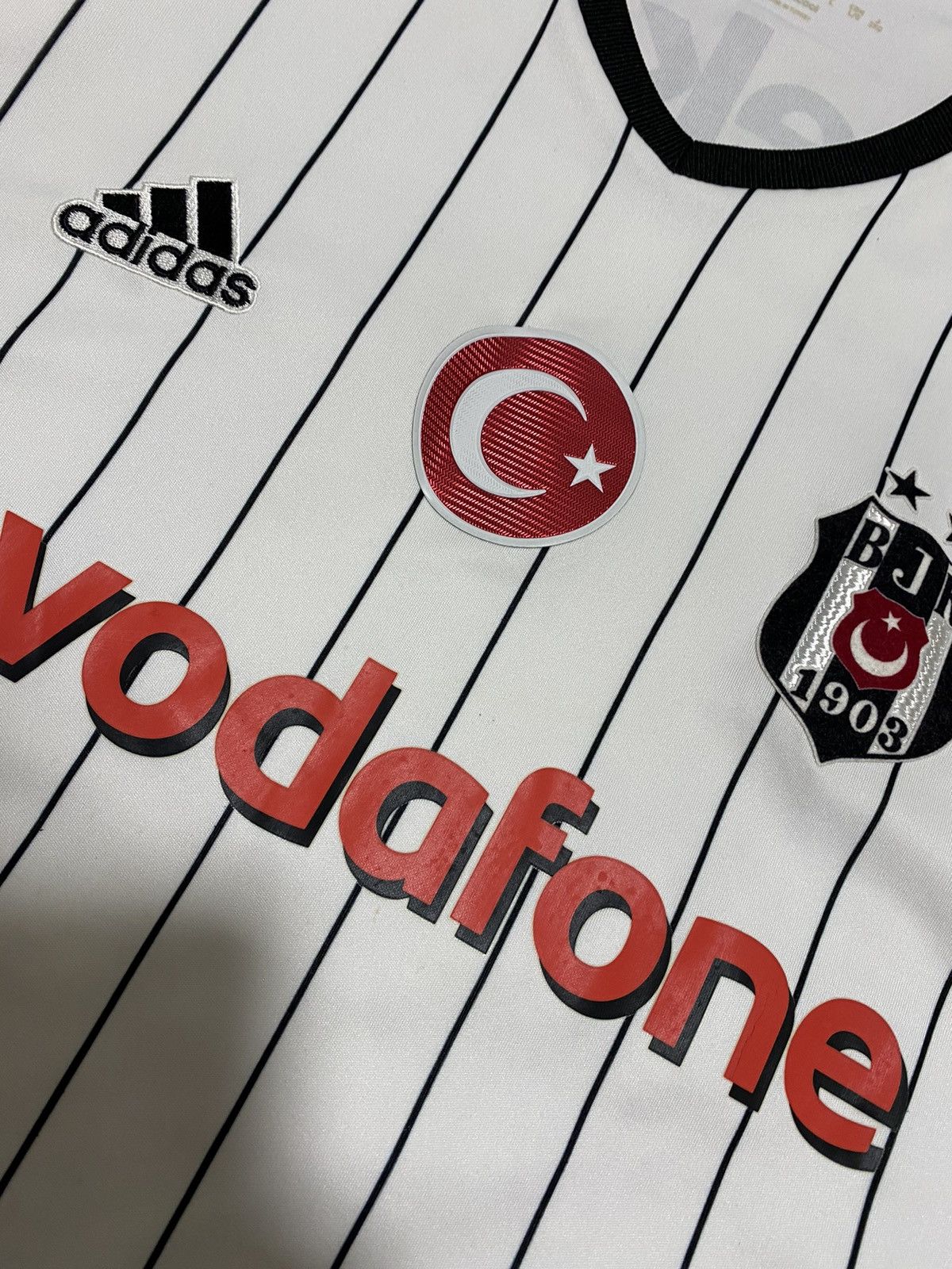 Adidas × Vintage Vintage 2016 Adidas FC Besiktas #99 Martin JR Soccer Jersey Size US L / EU 52-54 / 3 - 9 Thumbnail