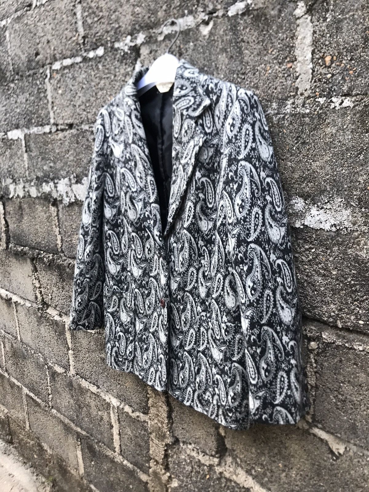 Designer × Japanese Brand × Vintage 🌟Vintage Lovely Queen Wool Paisley Coat Size S / US 4 / IT 40 - 3 Thumbnail