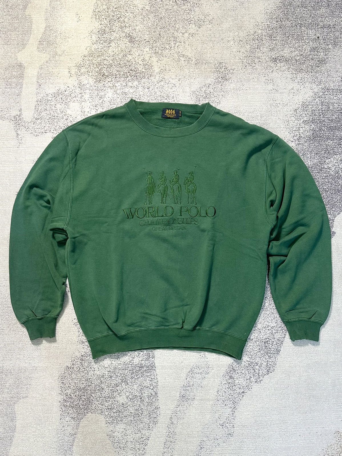 Polo Ralph Lauren Vintage Polo Ralph Lauren World Championship Crewneck Size US M / EU 48-50 / 2 - 1 Thumbnail