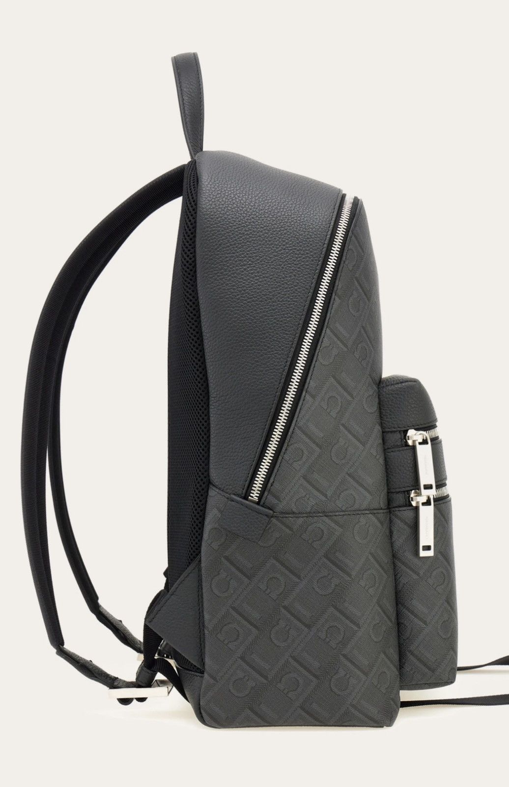 Salvatore Ferragamo Ferragamo Monogram backpack Black/Grey Size ONE SIZE - 2 Thumbnail