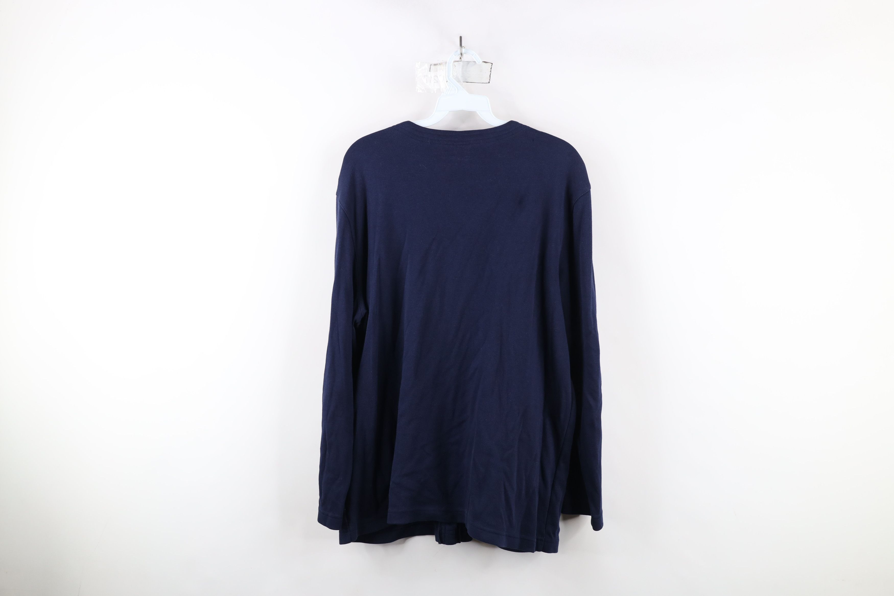 Lands' End × Vintage Vintage 90s Lands End Distressed Ribbed Cardigan Sweater Size L / US 10 / IT 46 - 11 Thumbnail