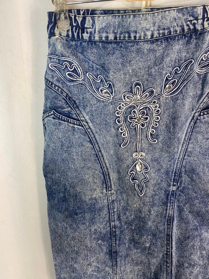 Other Best price 🔥Unbrand selvedge denim skirt size 27-28 Size 28" / US 6 / IT 42 - 9 Thumbnail