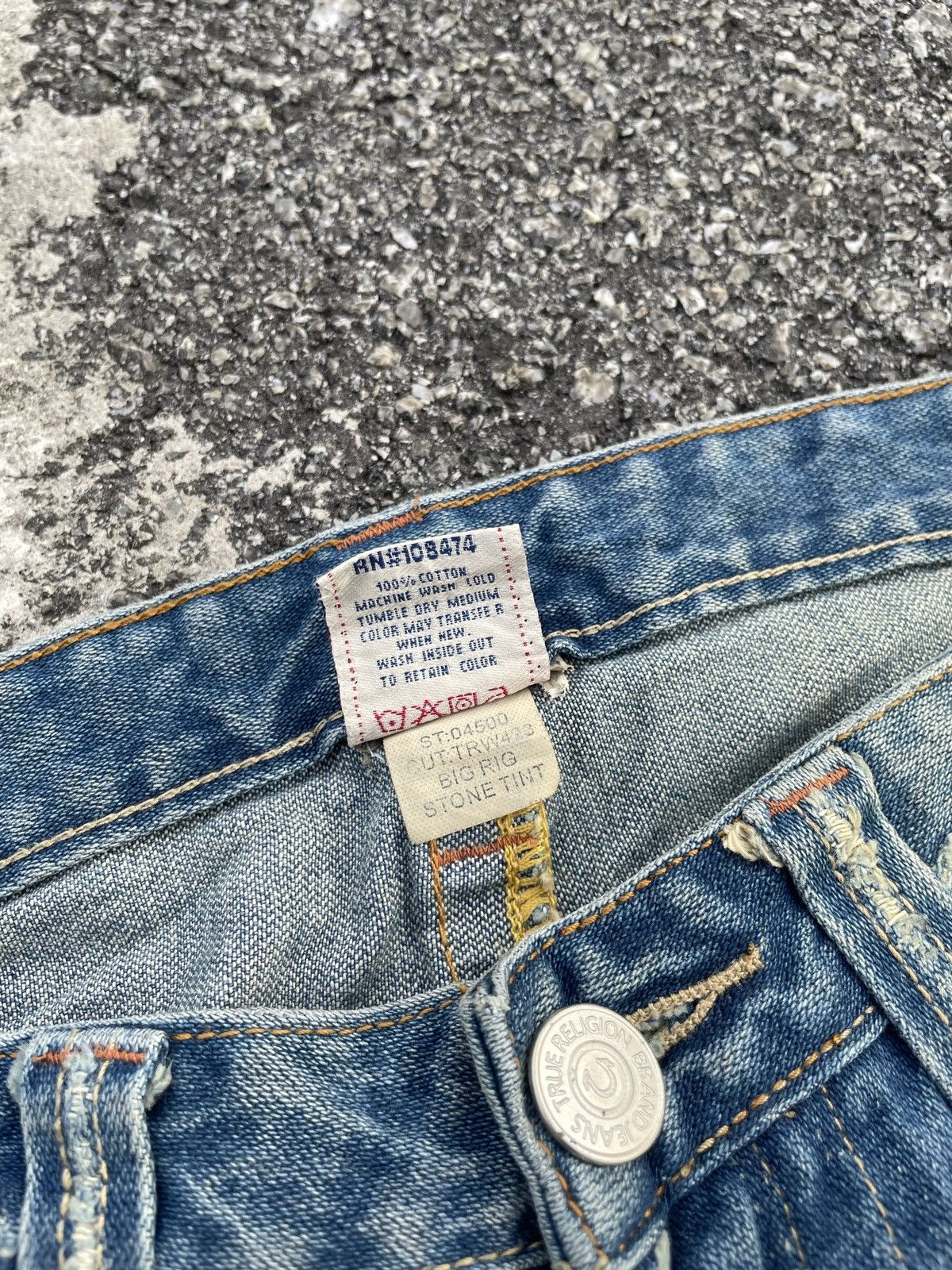 True Religion Vintage True Religion Distressed Denim Size US 34 / EU 50 - 6 Thumbnail