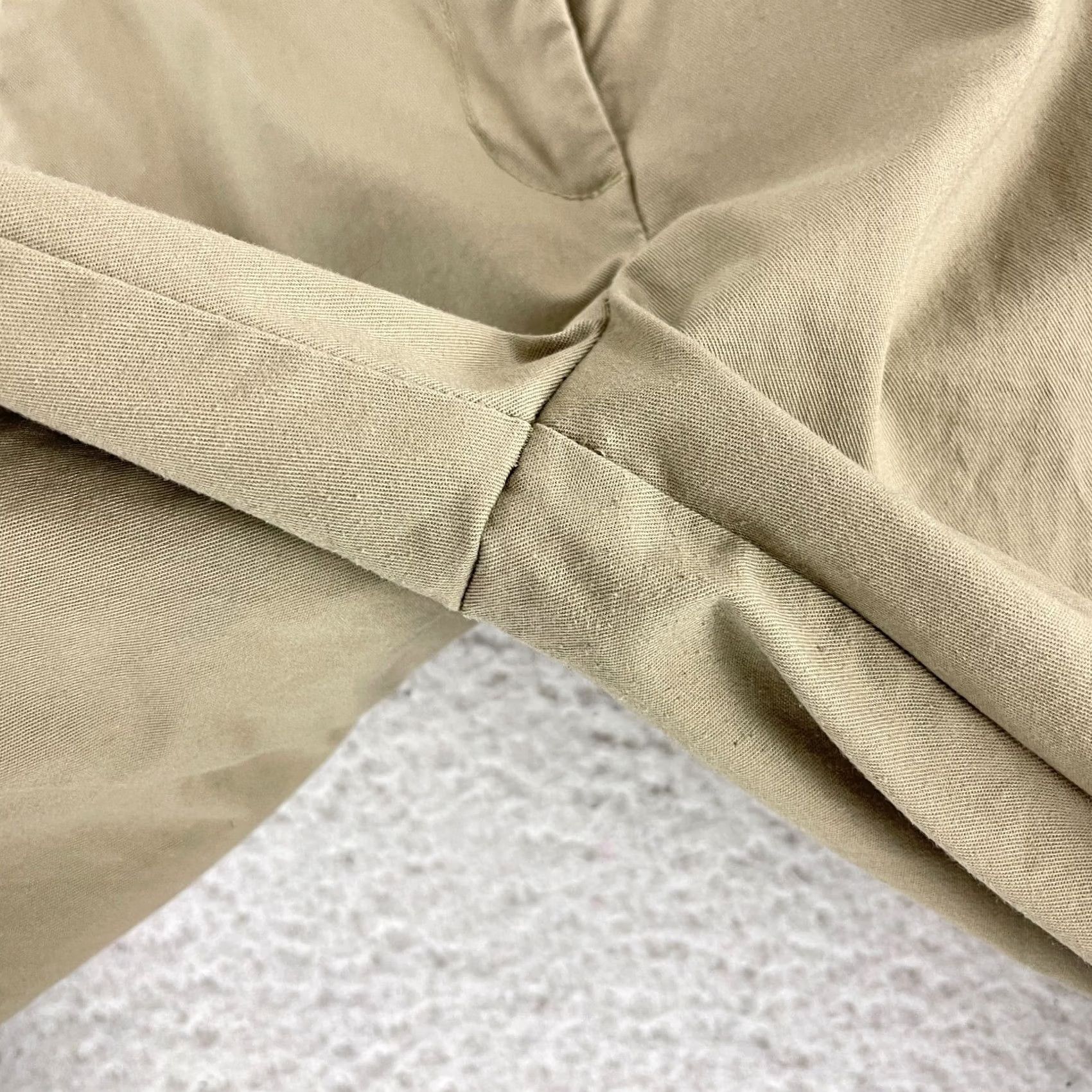 J.Crew J.CREW Chino Pants Womens Size 6 Beige Slim Straight Flat Front Mid-Rise Casual Workwear 80s 90s City Mens Women Girls Size 28" / US 6 / IT 42 - 6 Thumbnail