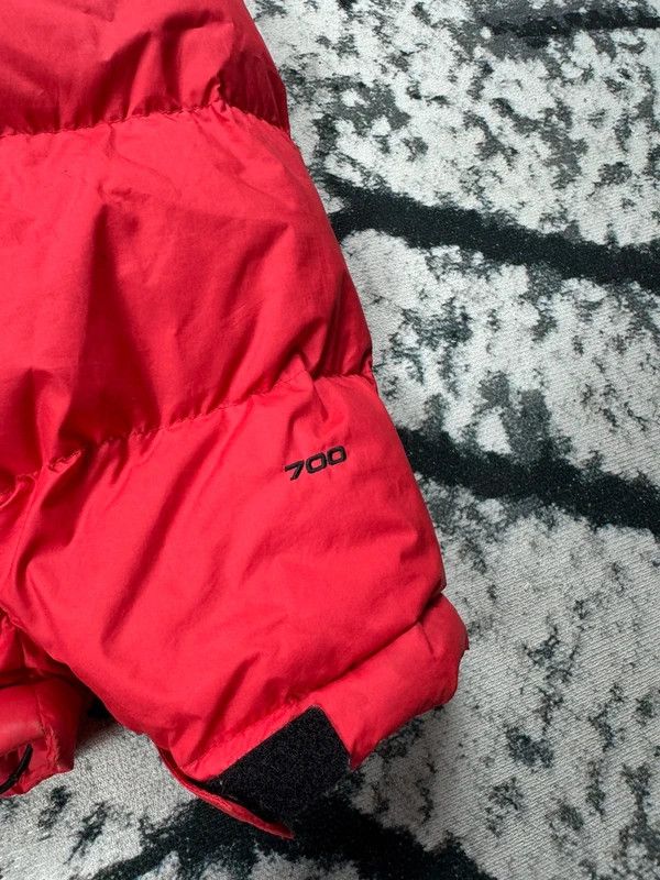 The North Face The North Face Nuptse 700 tnf puffer jacket red L black logo Size US L / EU 52-54 / 3 - 3 Thumbnail