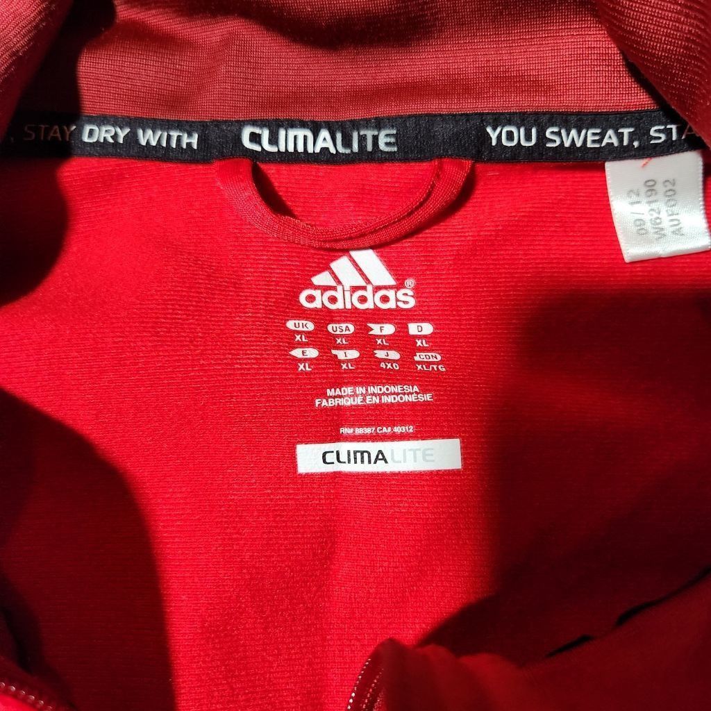 Adidas Men's Adidas Climalite Track Jacket XL Size US XL / EU 56 / 4 - 5 Thumbnail