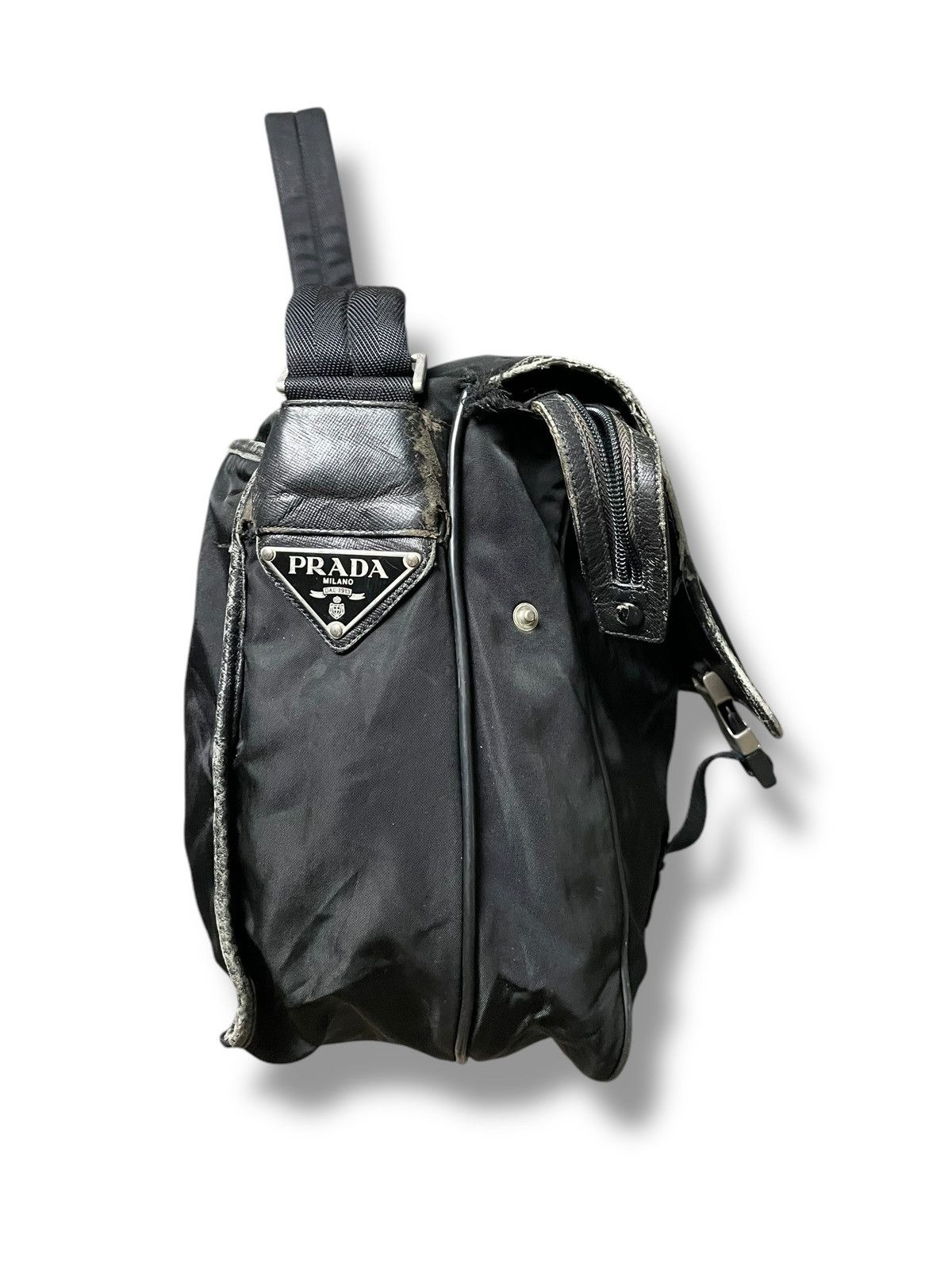 Prada Vintage Prada Tessuto Crossbody Bag (46) Size ONE SIZE - 2 Thumbnail