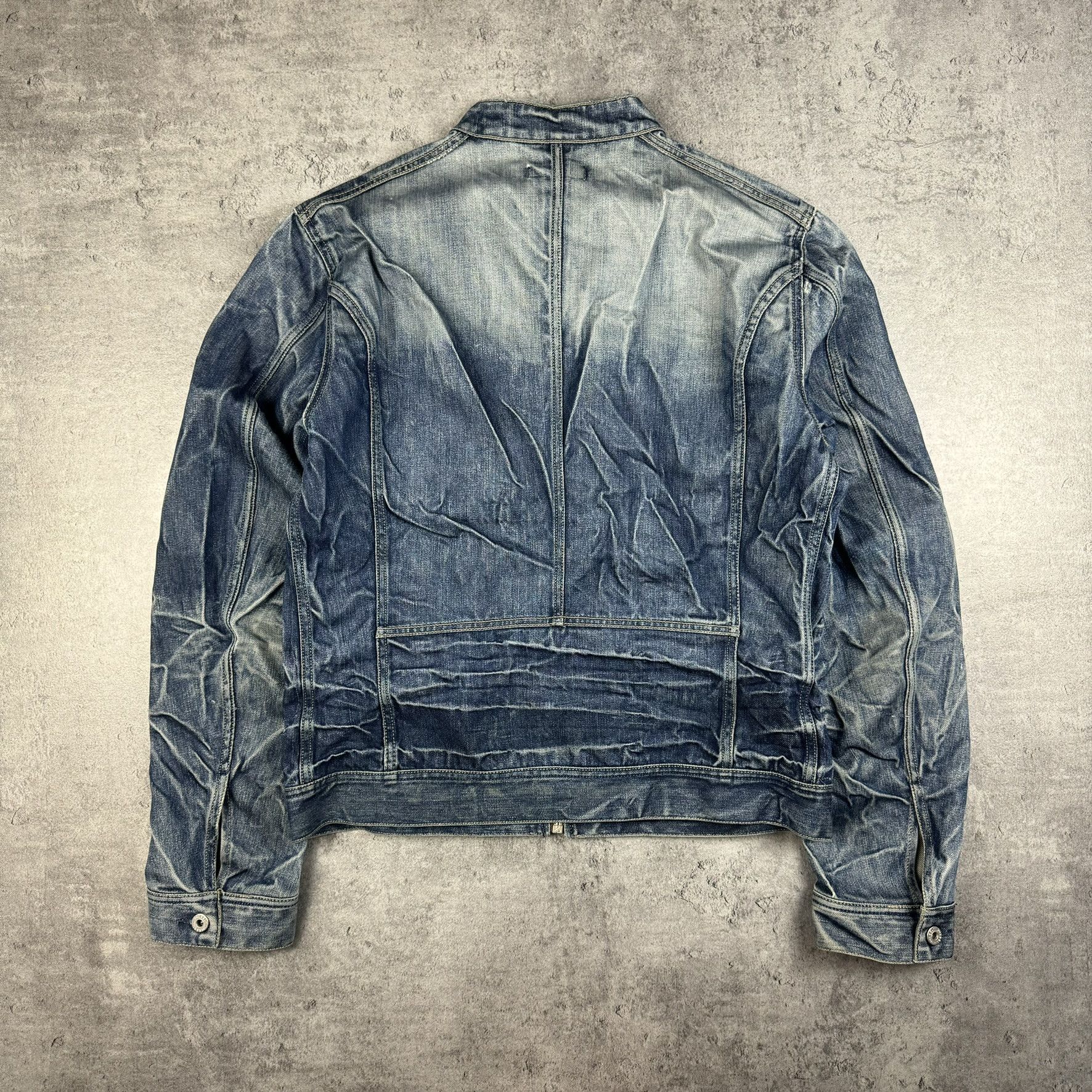 Diesel × Vintage DIESEL DYED TRUCKER DENIM JACKET Size US XXL / EU 58 / 5 - 11 Thumbnail