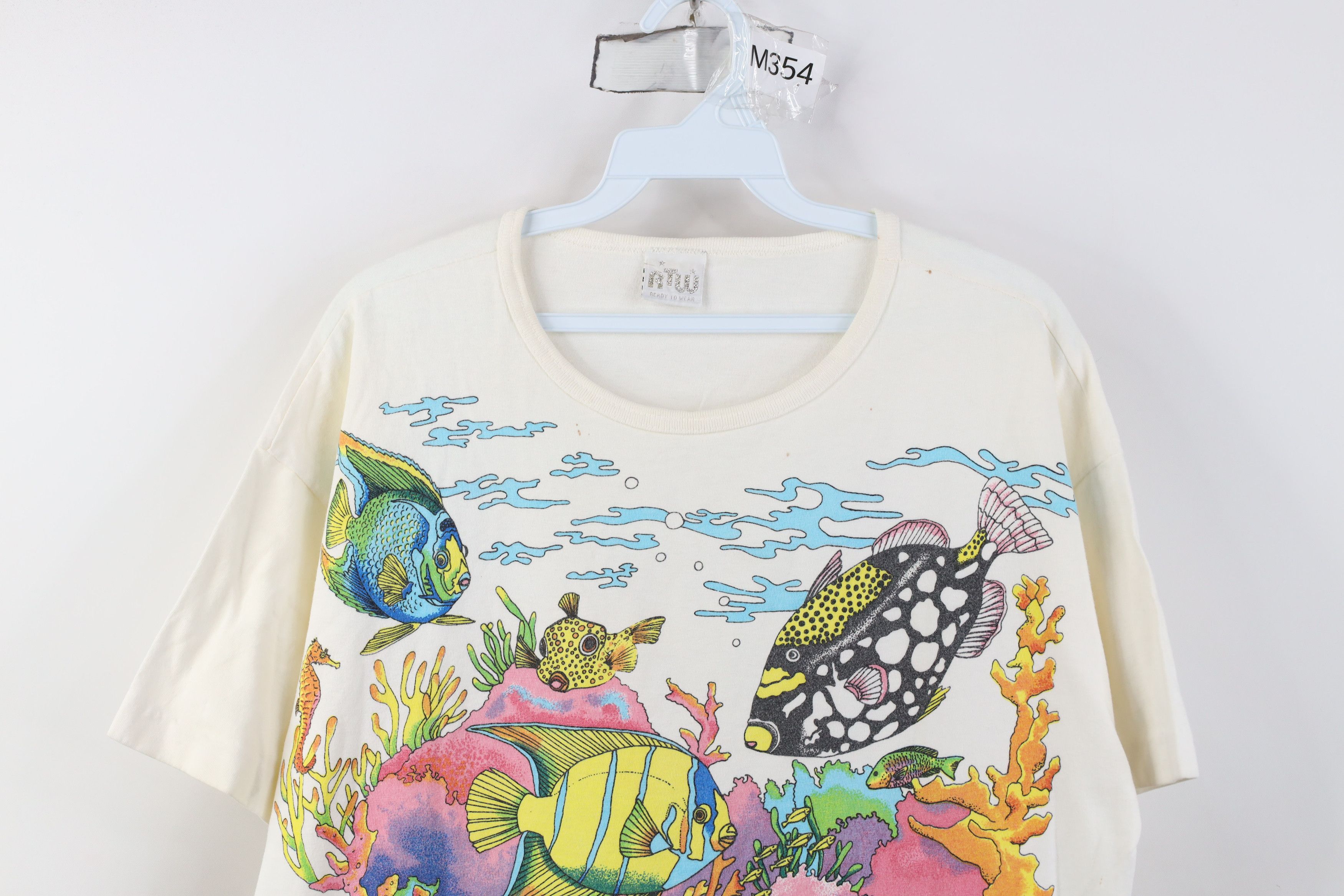 Vintage Vintage 90s Streetwear Cayman Islands Beach Pocket T-Shirt Size ONE SIZE - 2 Thumbnail