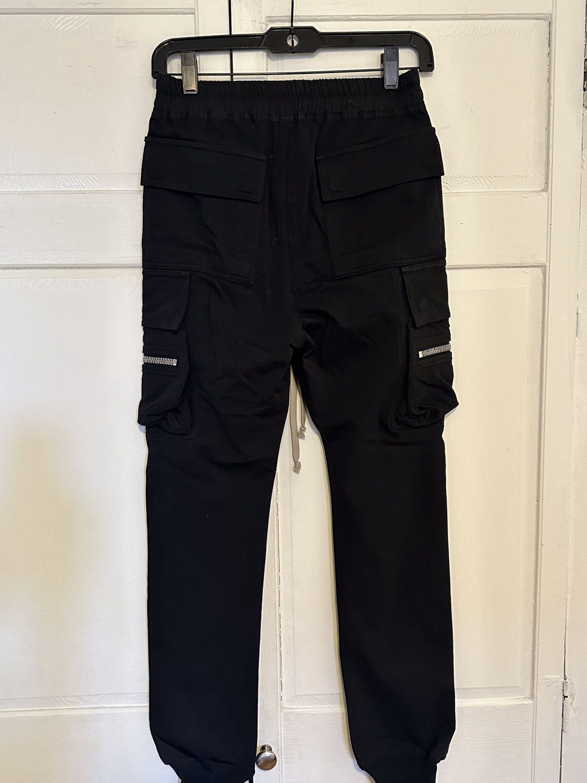 Rick Owens NWT Men’s Black Rick Owens Cargo Jogger size 46 IT Size US 28 / EU 44 - 5 Thumbnail
