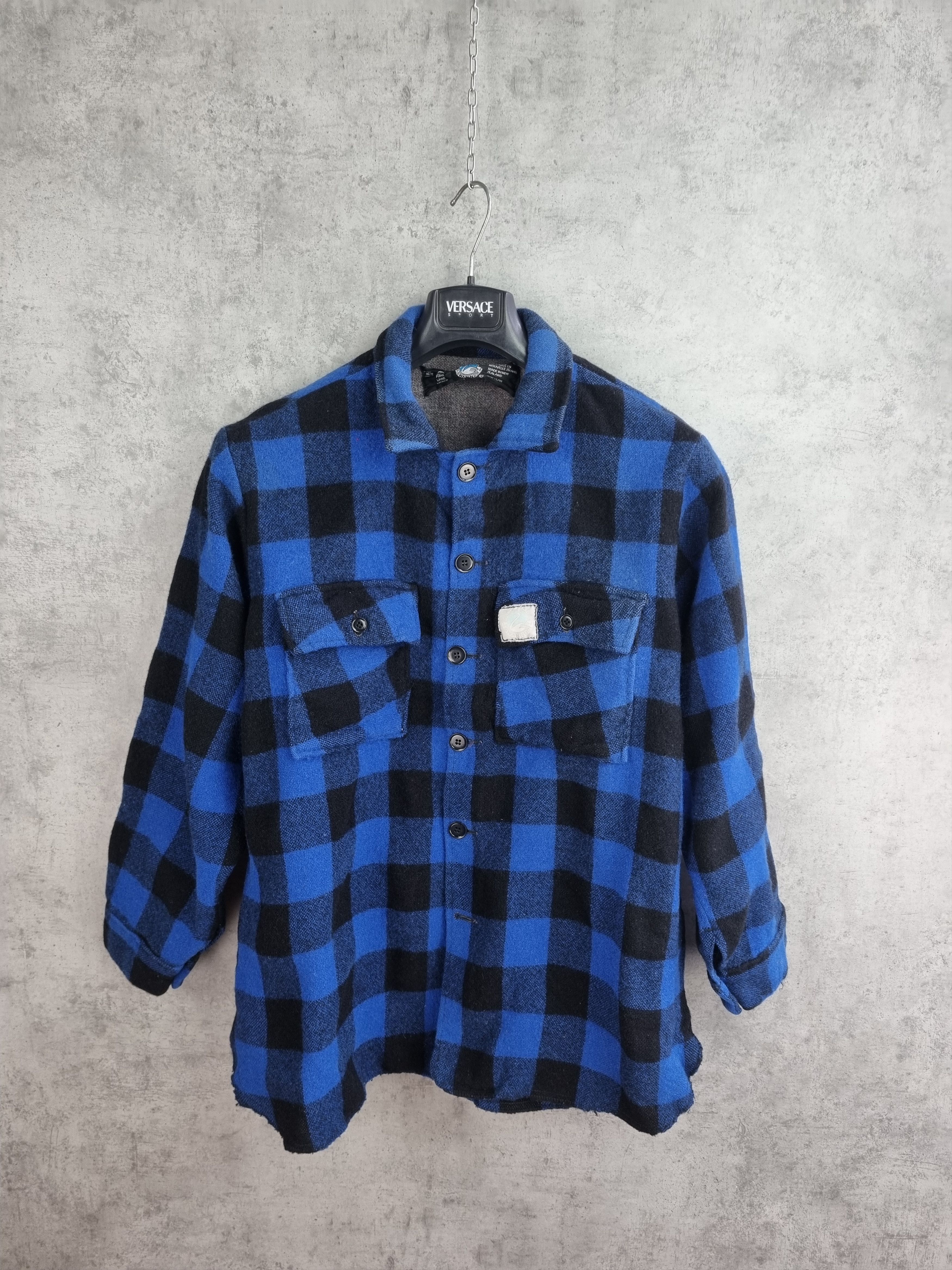 Flannel Swanndri 70s Wool Plaid Vintage Made in New Zealand Shirt Size US M / EU 48-50 / 2 - 6 Thumbnail