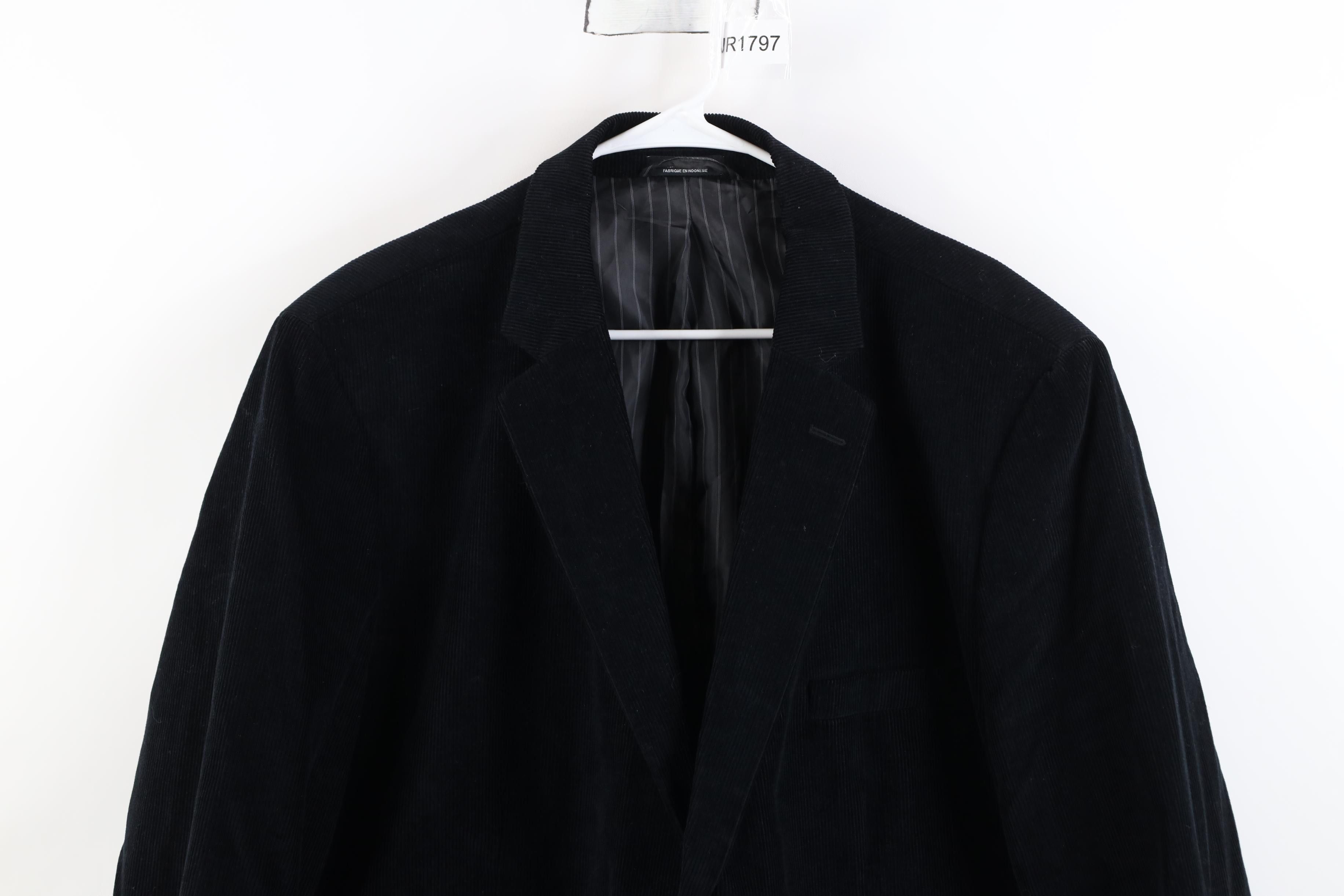 Vintage Vintage 90s Y2K Streetwear Corduroy Suit Coat Blazer Jacket Size US XXL / EU 58 / 5 - 2 Thumbnail