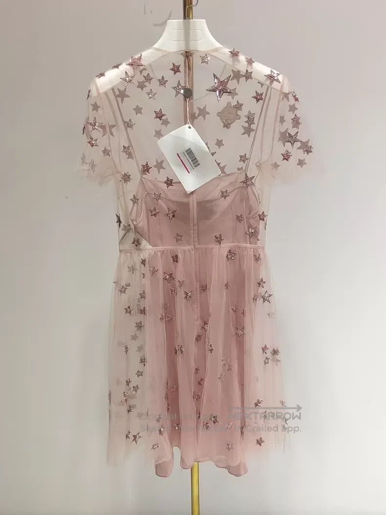 Valentino Valentino Main line pink star sequin dress Size S / US 4 / IT 40 - 3 Thumbnail