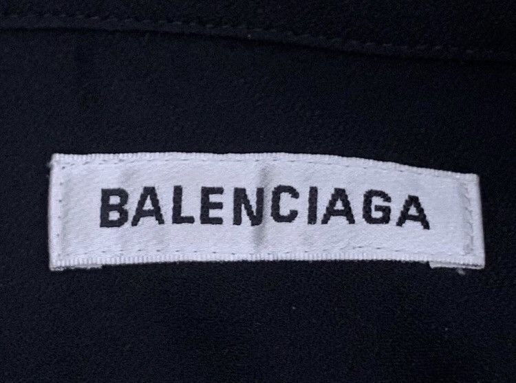 Balenciaga Balenciaga black lace up long sleeved shirt2412-Nextarrow Size US M / EU 48-50 / 2 - 6 Thumbnail
