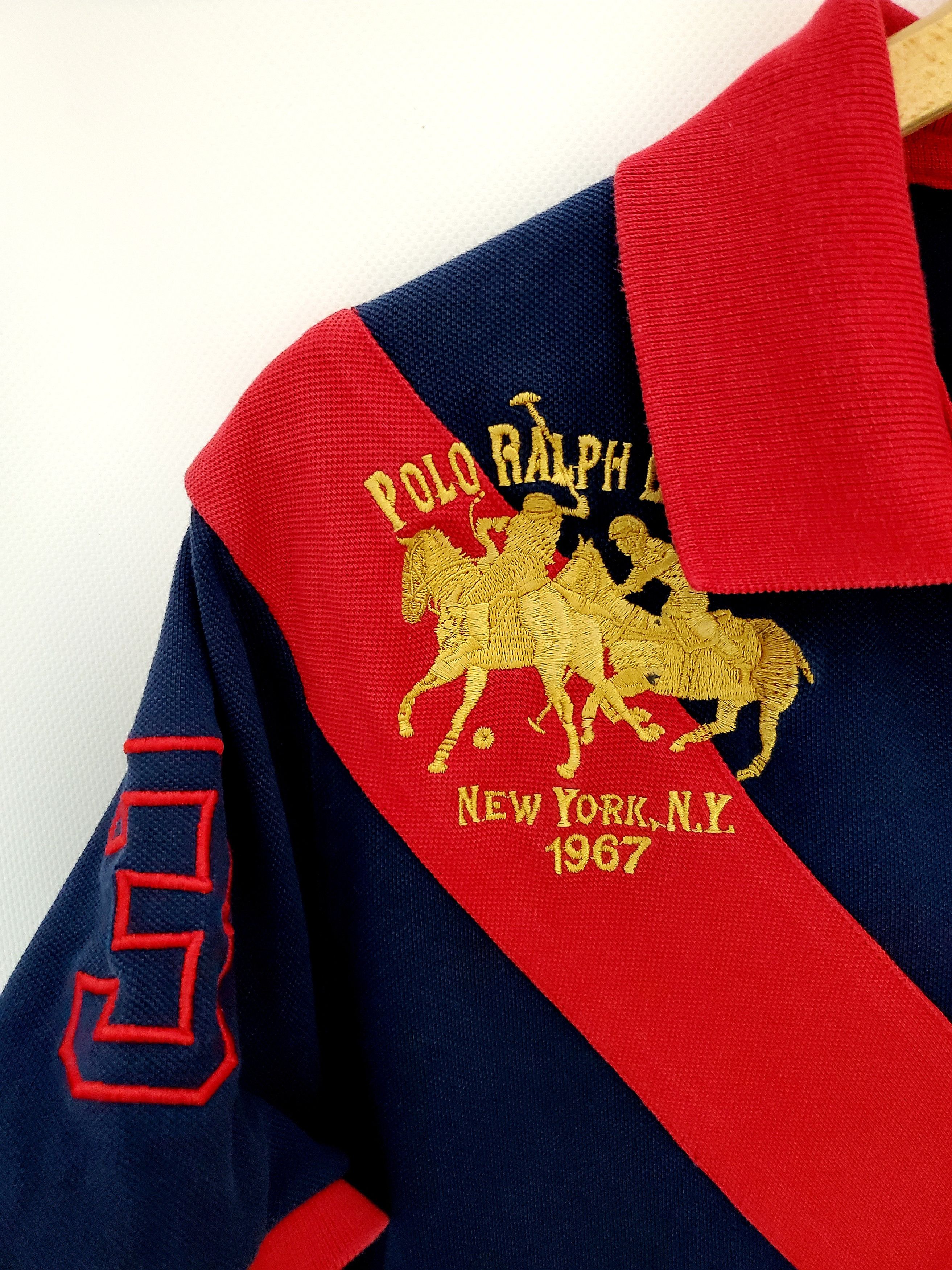 Polo Ralph Lauren × Ralph Lauren × Vintage Vintage Polo Ralph Lauren Jockey Club Polo Shirt Size L Size US L / EU 52-54 / 3 - 3 Thumbnail