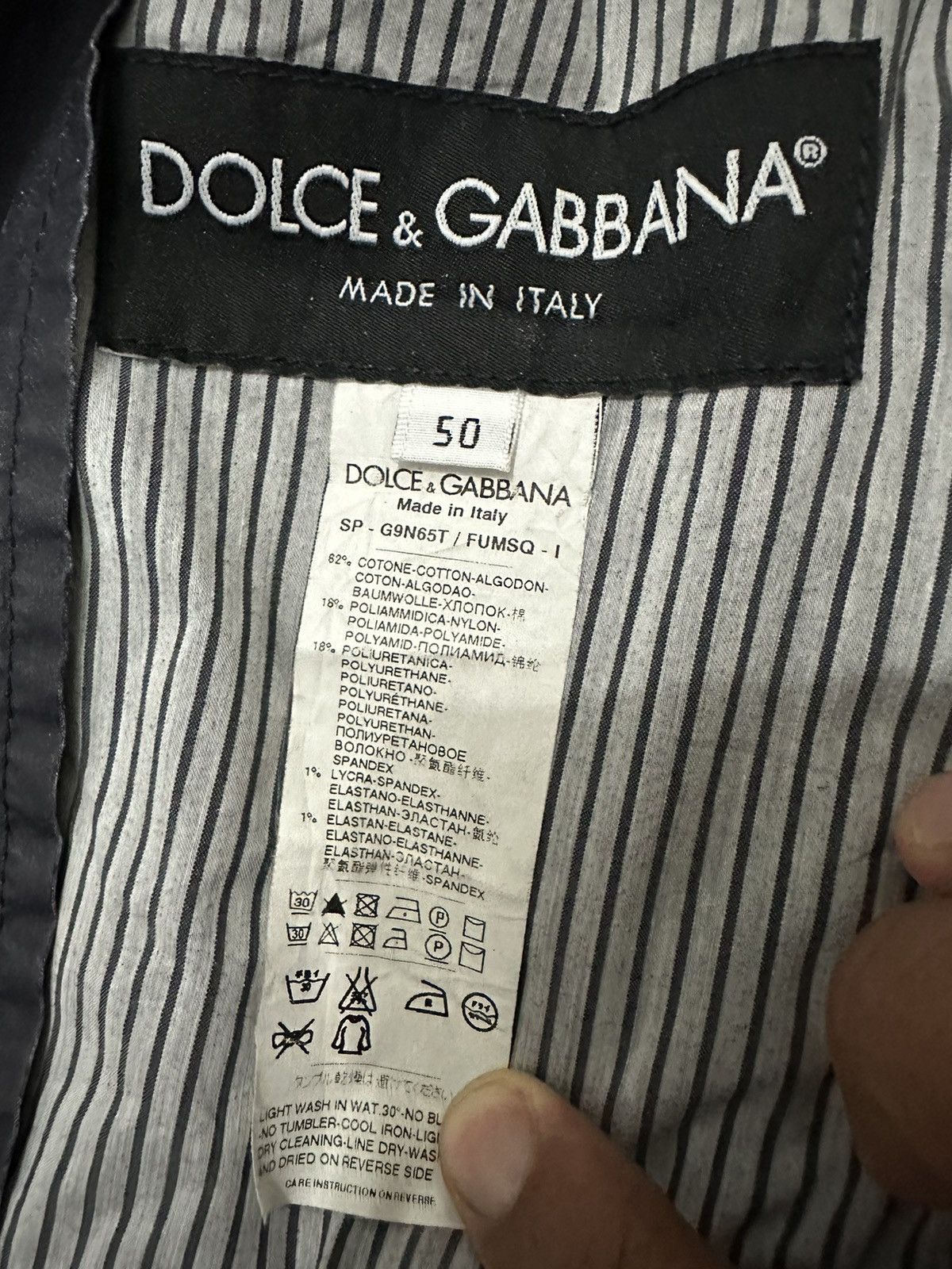 Dolce & Gabbana VTG Distress Dolce & Gabbana Logo Plaque Jacket Size US M / EU 48-50 / 2 - 13 Thumbnail