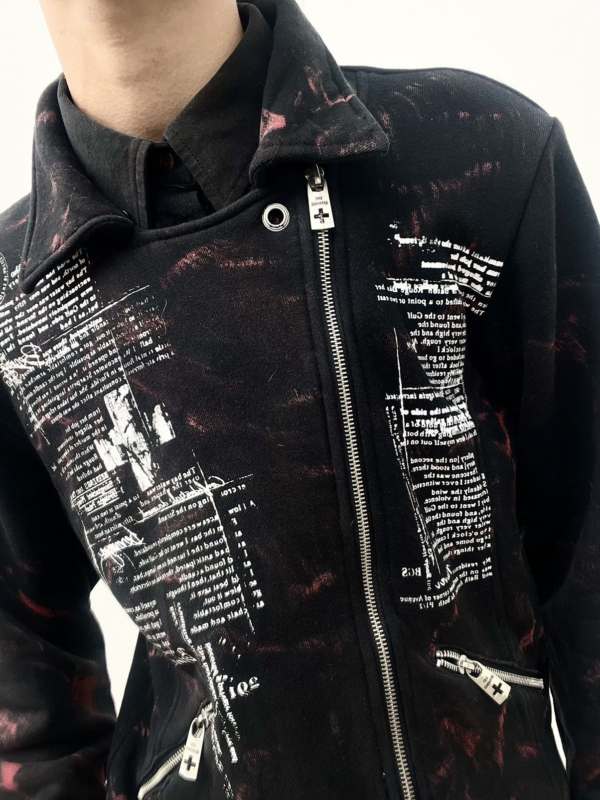 If Six Was Nine Berning Sho Avant-garde Biker Jacket Size US L / EU 52-54 / 3 - 6 Thumbnail
