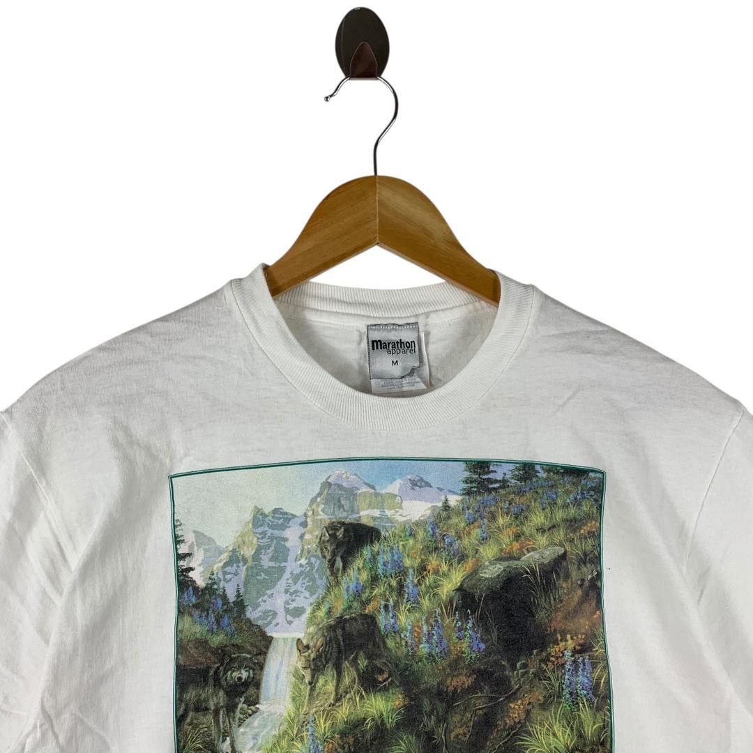 Vintage Vintage WILDLIFE ILLUSION art printed Habitat tee Size US M / EU 48-50 / 2 - 2 Thumbnail