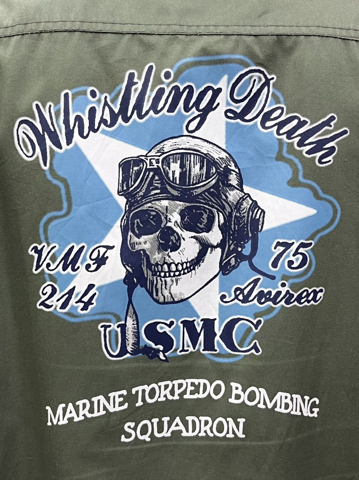 Avirex 💀Vintage Avirex USMC VMF-214 Whistling Death Shirt Size US L / EU 52-54 / 3 - 1 Thumbnail