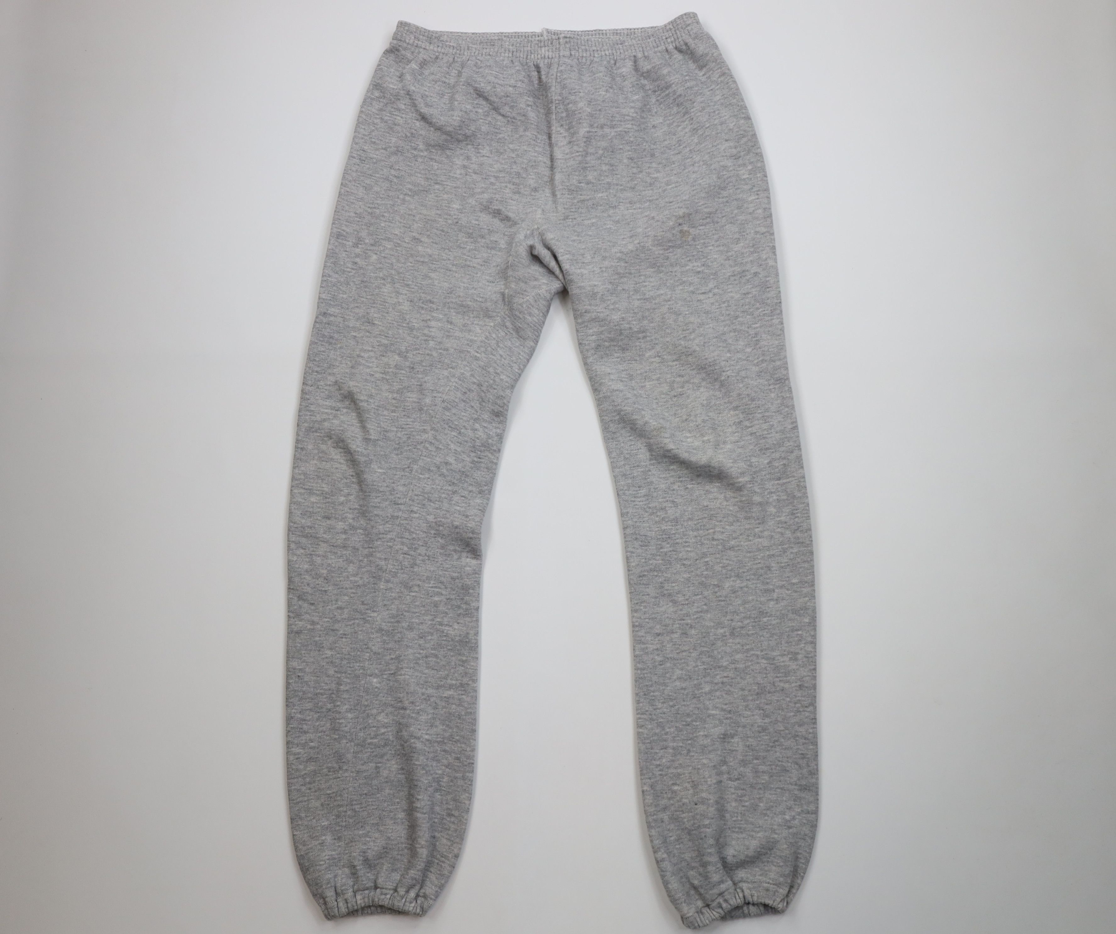 Vintage Vintage 70s Streetwear Gusset Sweatpants Joggers Gray USA Size US 38 / EU 54 - 1 Thumbnail
