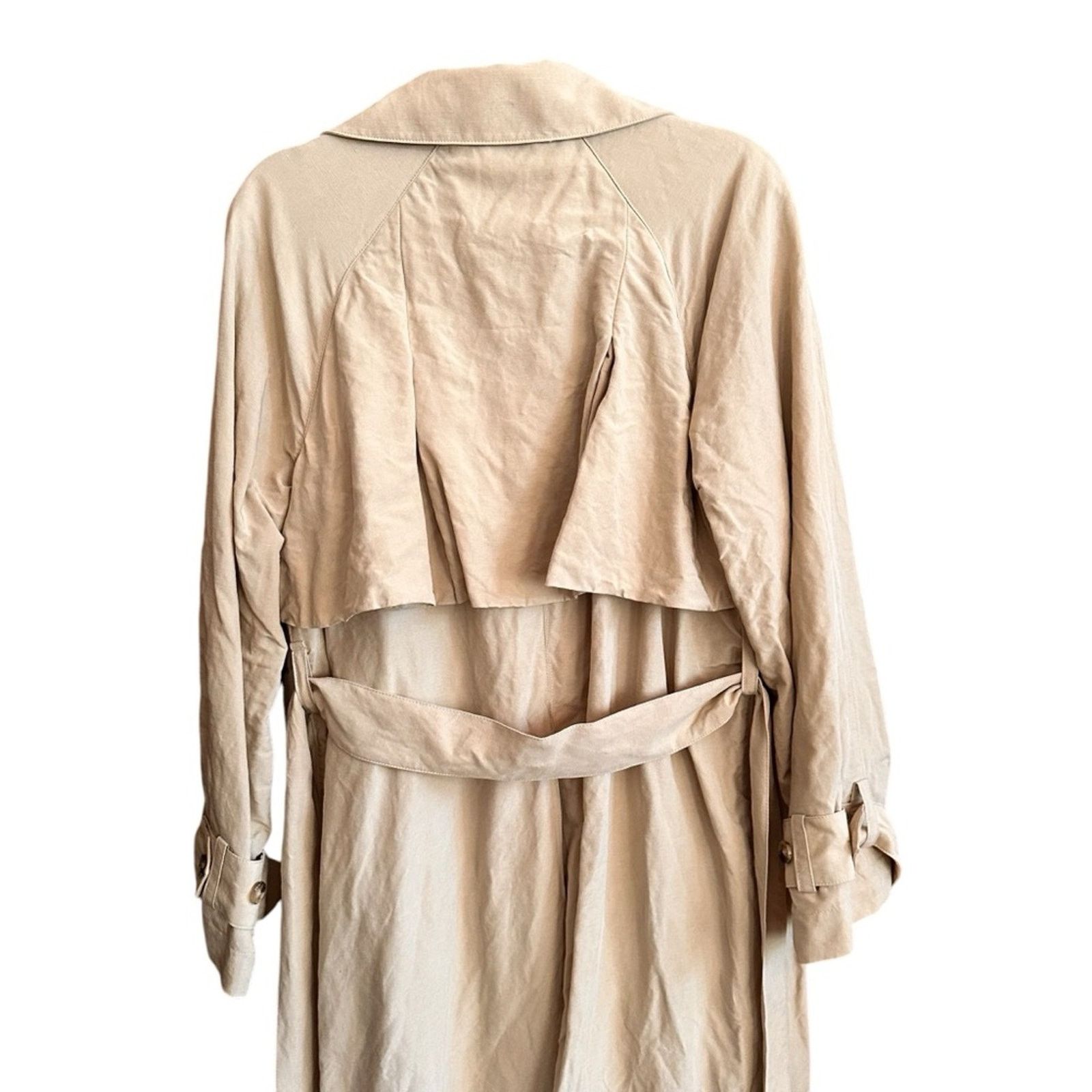 Aritzia Wilfred Phase Trench Coat – Light Birch (Tan/Cream) – Size S Size S / US 4 / IT 40 - 9 Thumbnail