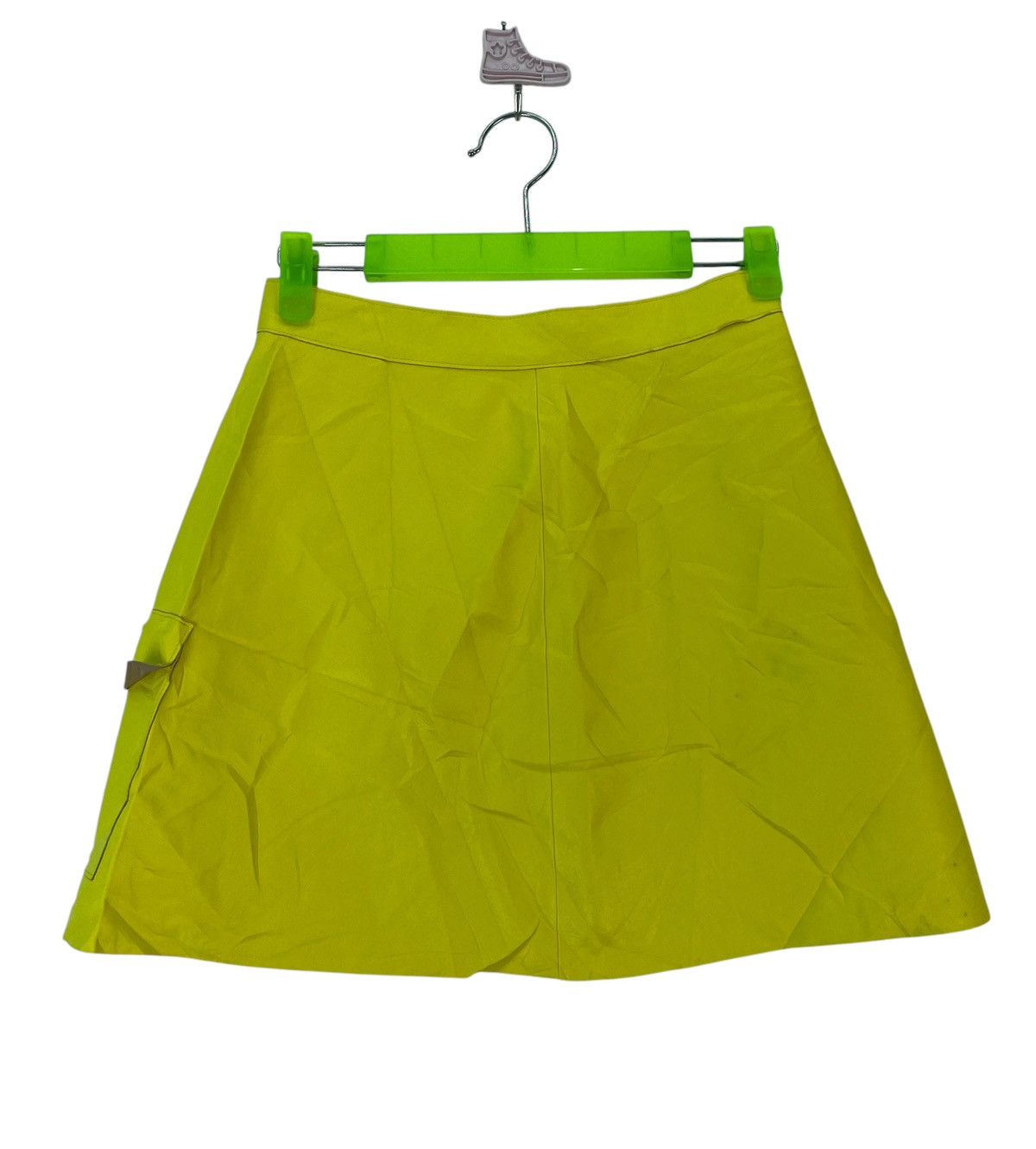 MSGM Rare MSGM mini skirt pocket neon yellow Size 27" / US 4 / IT 40 - 4 Thumbnail
