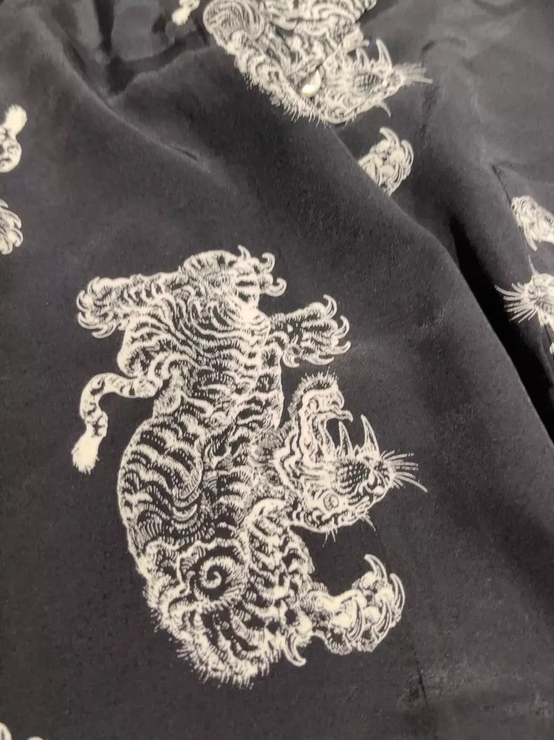 Wacko Maria Wacko Maria The Guilty Parties Black Tiger Long Sleeve Shi Size US XL / EU 56 / 4 - 7 Thumbnail