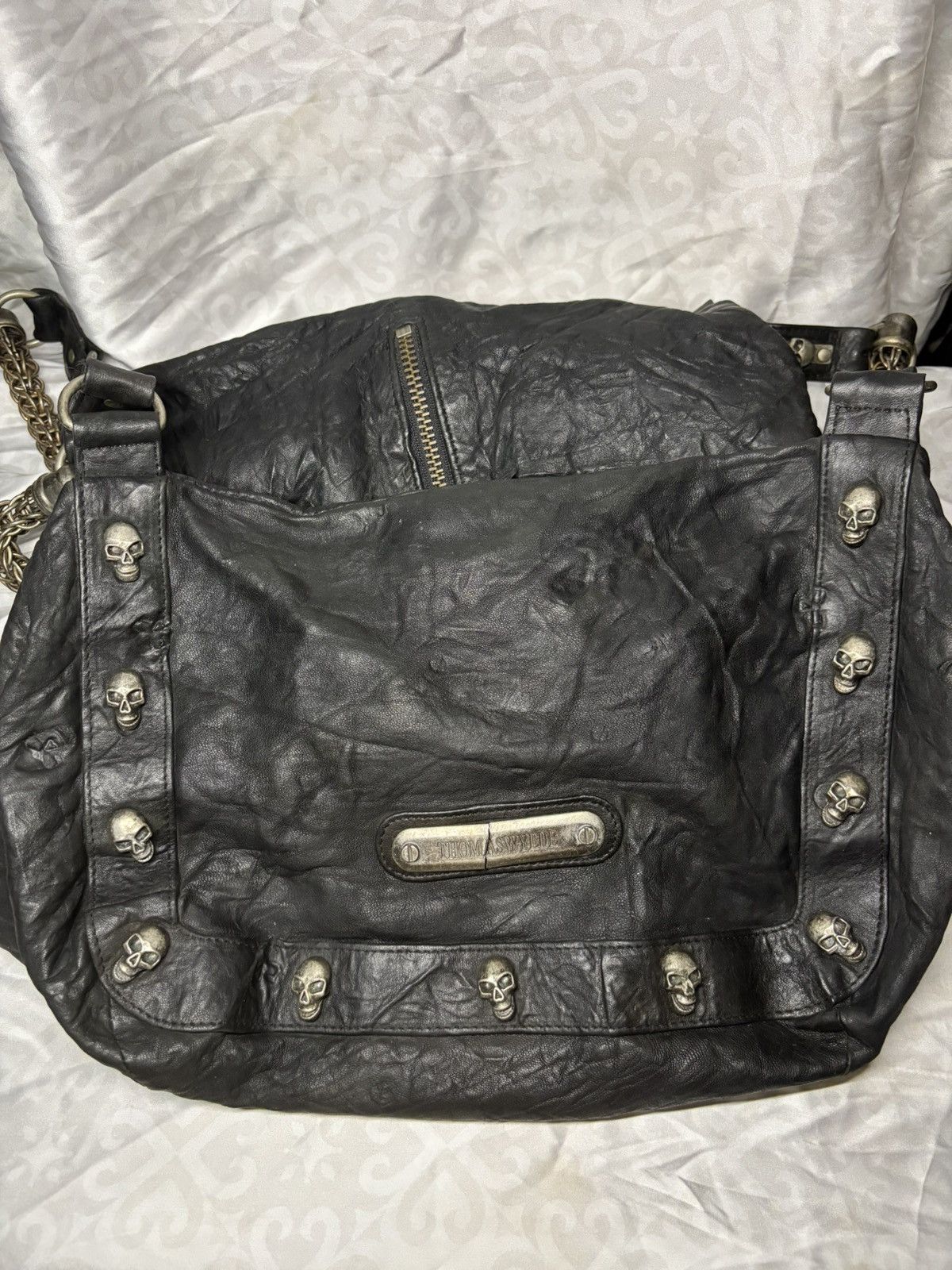 Thomas Wylde ThomasWylde Oxford Circus Avant-Garde Skull Punk Bag Size ONE SIZE - 4 Thumbnail