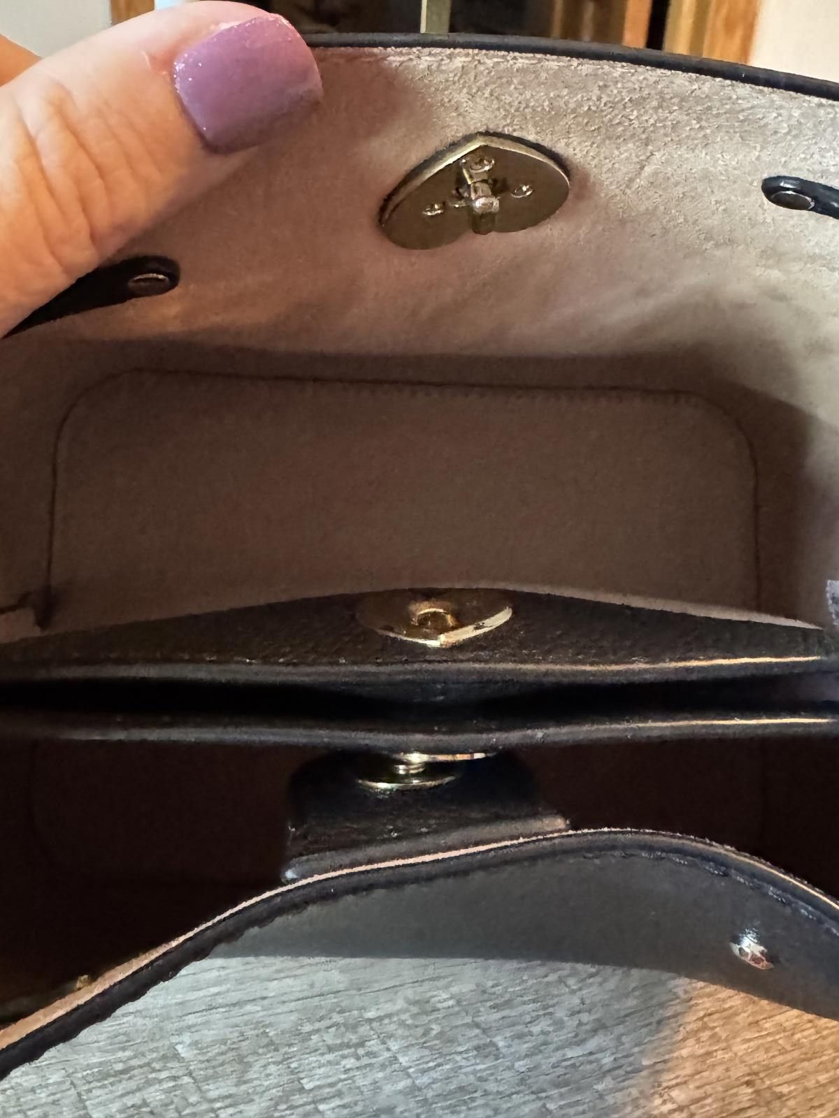 Other Kate Spade New York Black Leather Shoulder Bag Size ONE SIZE - 5 Thumbnail