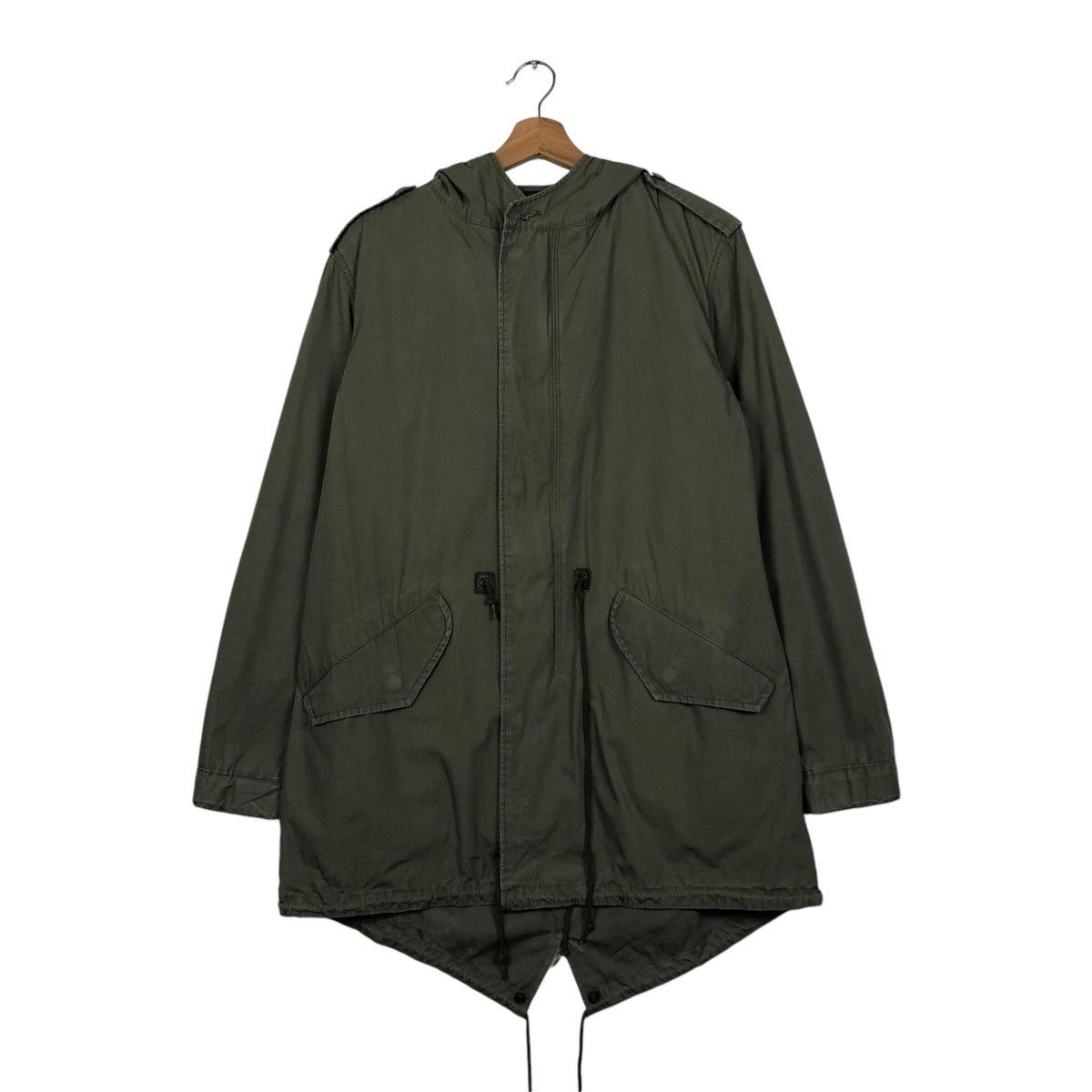 Alpha Industries × Vintage 📌Vintage Heavy Military Parka Jacket Alpha Industries Size US M / EU 48-50 / 2 - 13 Thumbnail