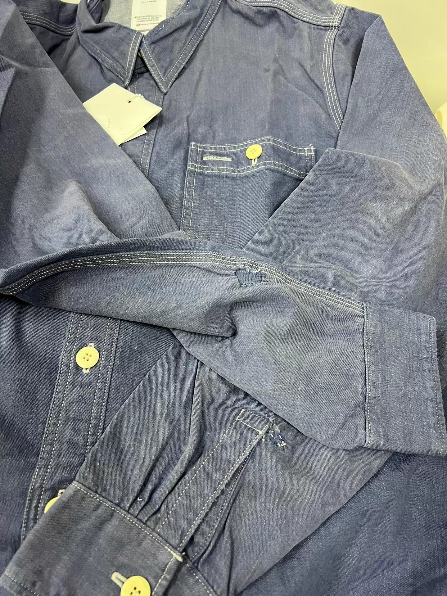 Visvim VISVIM LARRIKAN CRASH SHIRT NAVY 1 NWT (tags & bag) Size US S / EU 44-46 / 1 - 5 Thumbnail