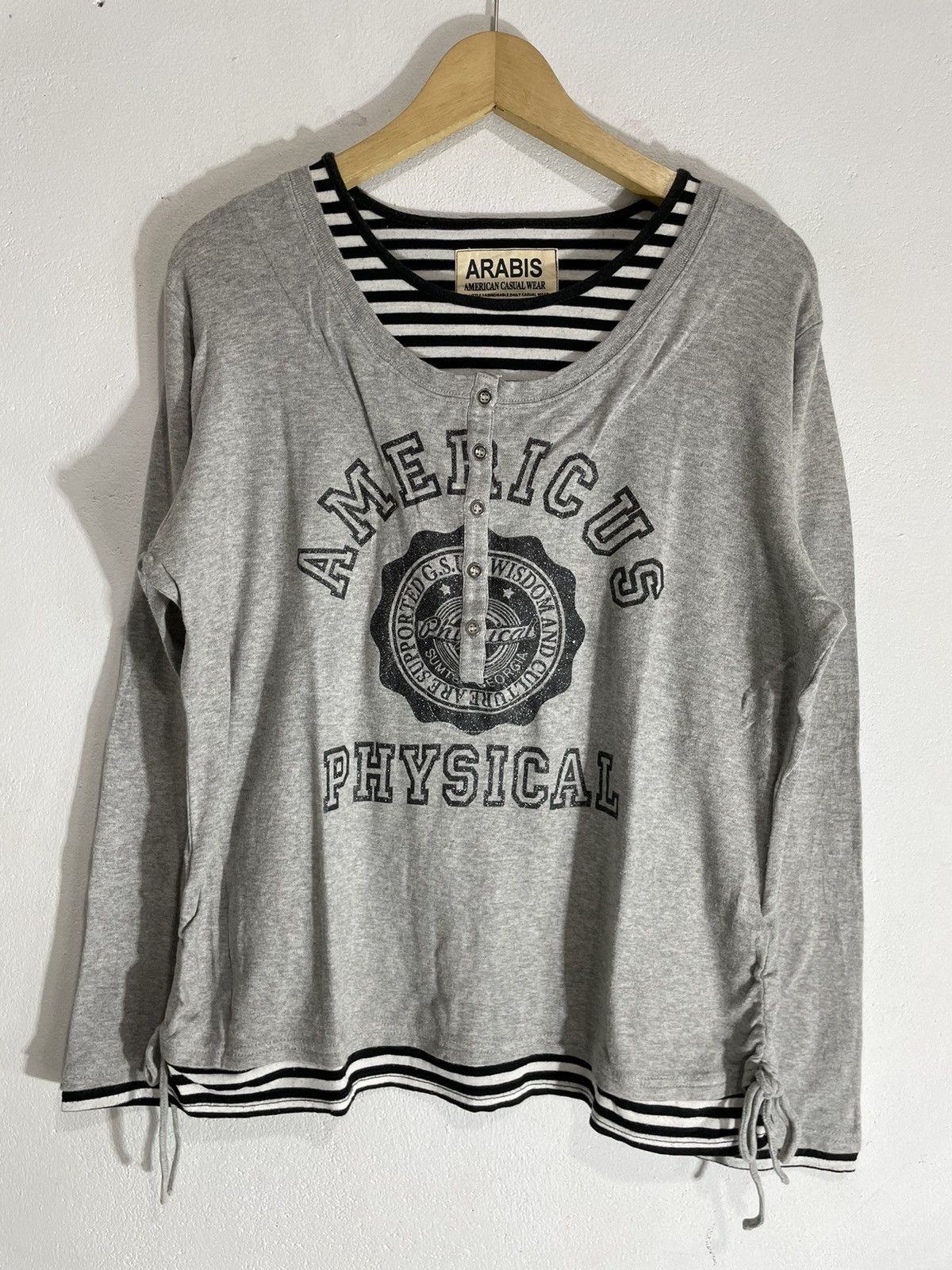 Hysteric Glamour POEM AMERICUS PHYSICAL DOUBLE LAYER LONG SLEEVE Size US L / EU 52-54 / 3 - 10 Thumbnail