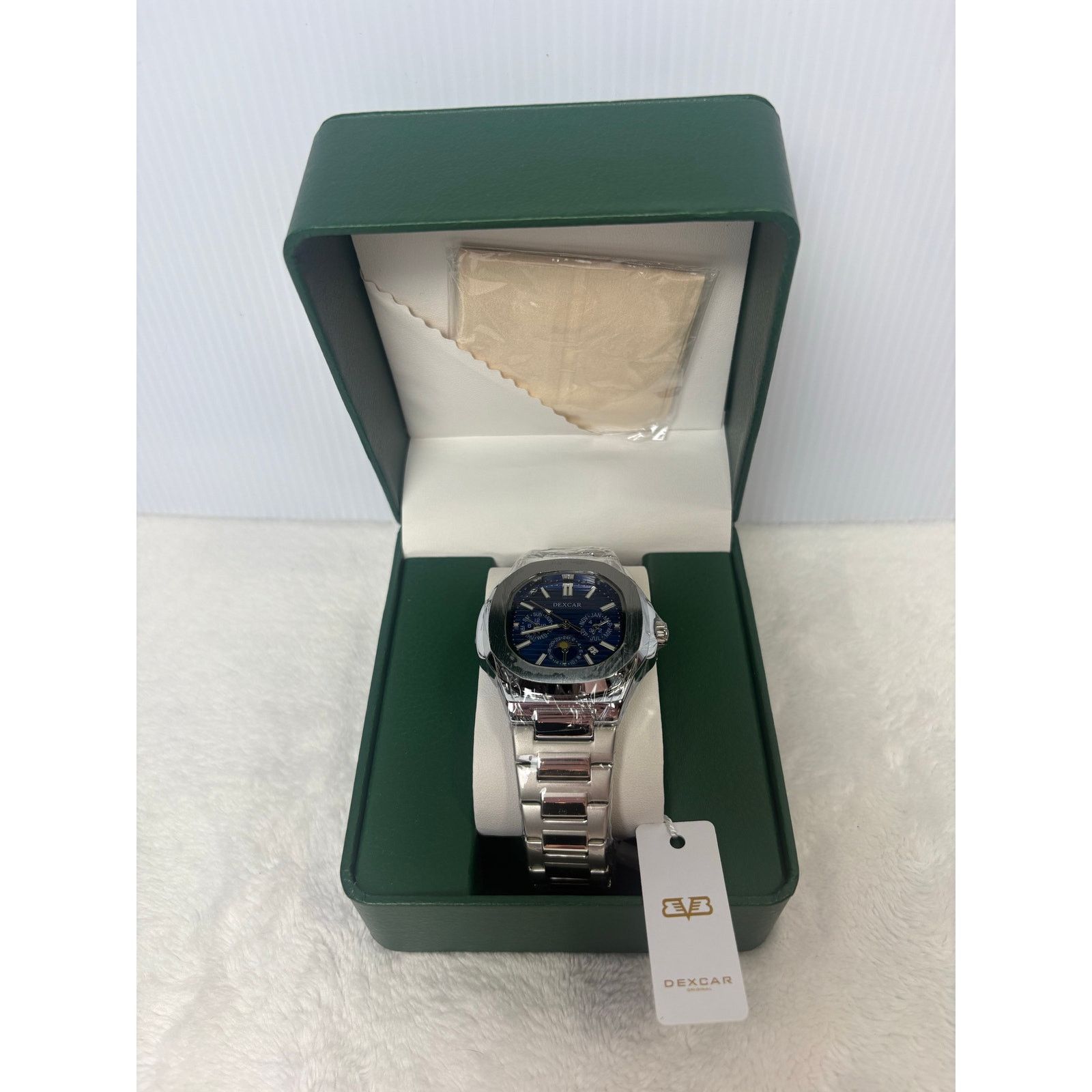 Other New Dexcar Men's Stainless Steel Watch - Silver & Blue Size ONE SIZE - 1 Thumbnail