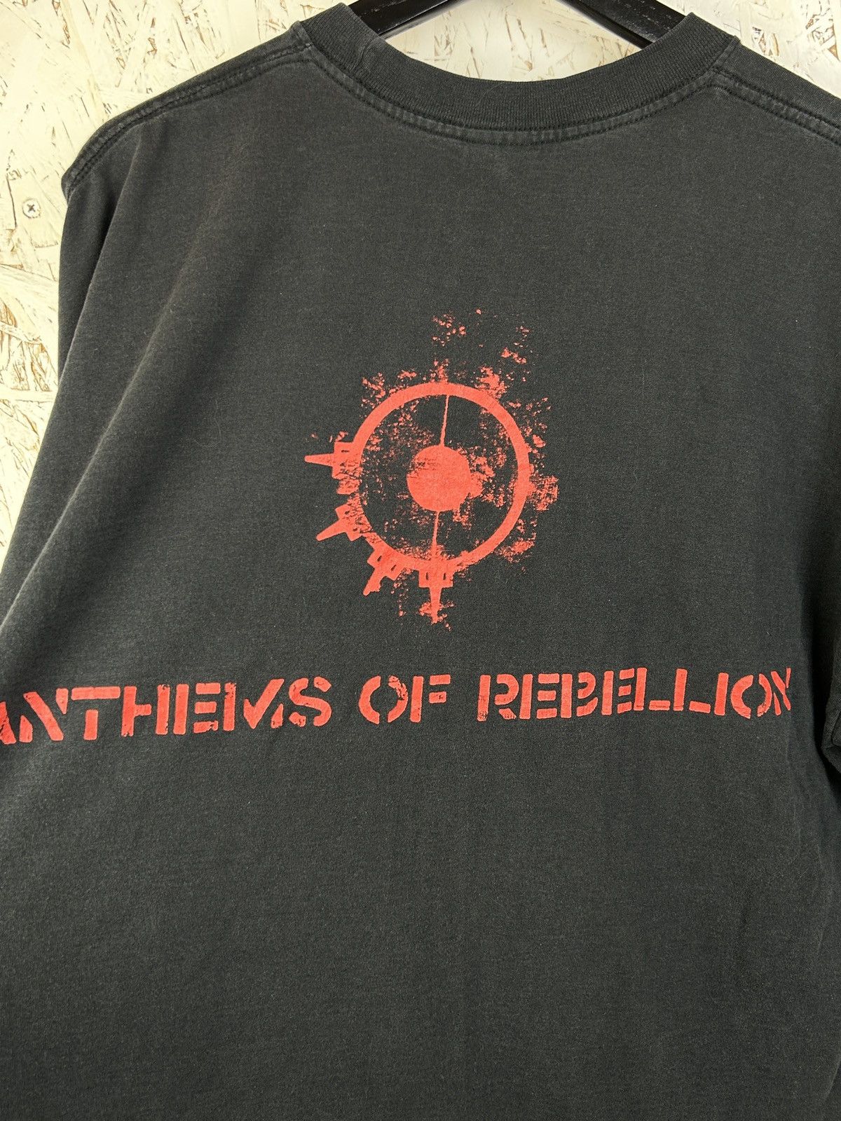 Band Tees Vintage Arch Enemy 2003 Anthems Of Rebellion Faded T-Shirt Size US XL / EU 56 / 4 - 4 Thumbnail