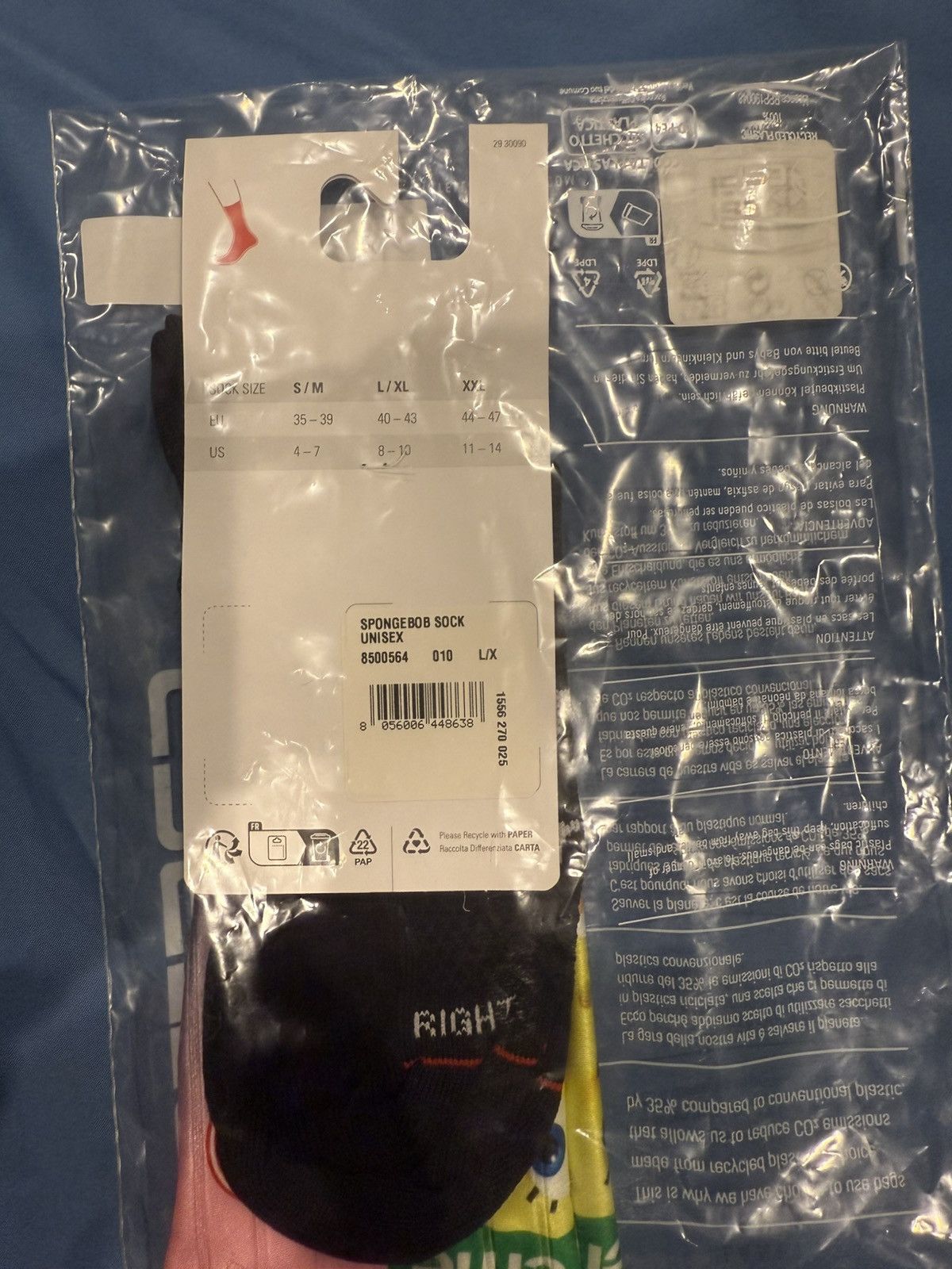 Supreme Supreme x Casttelli SpongeBob Cycling Socks Size ONE SIZE - 2 Thumbnail