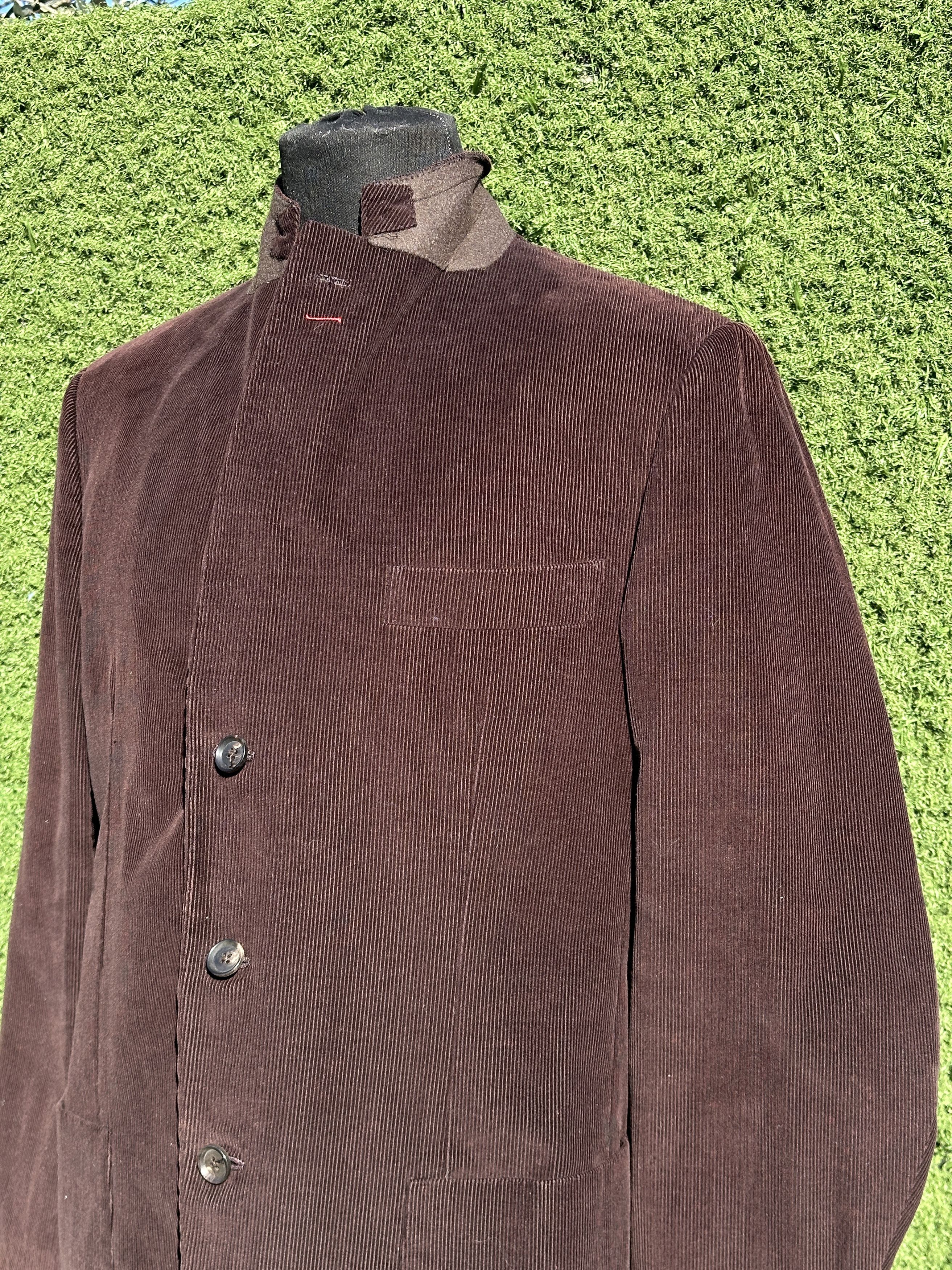 Isaia Rare Isaia Napoli Brown Corduroy Blazer Size 54 Drop 7R Size 54R - 12 Thumbnail