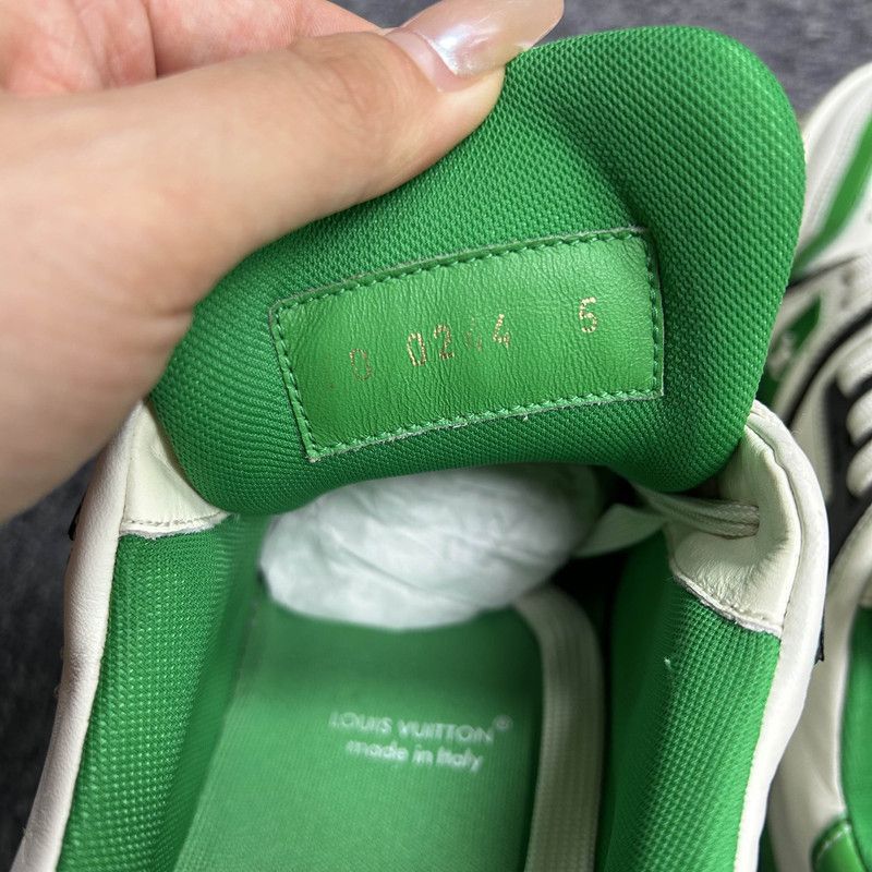 Louis Vuitton Louis Vuitton Green Low-Top Trainers for All -2508 Size US 8 / EU 41 - 5 Thumbnail
