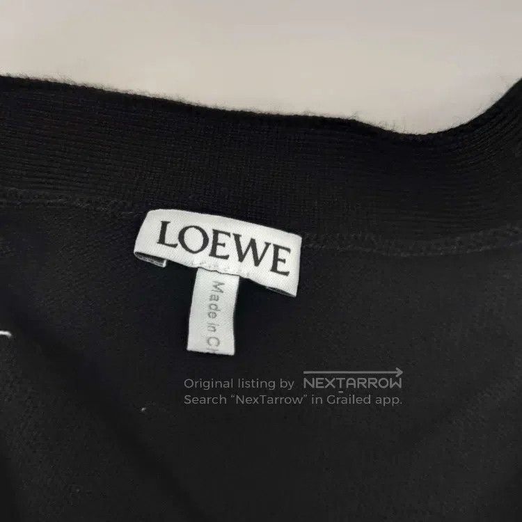 Loewe Loewe Black wool V-neck cardigan Size S / US 4 / IT 40 - 4 Thumbnail