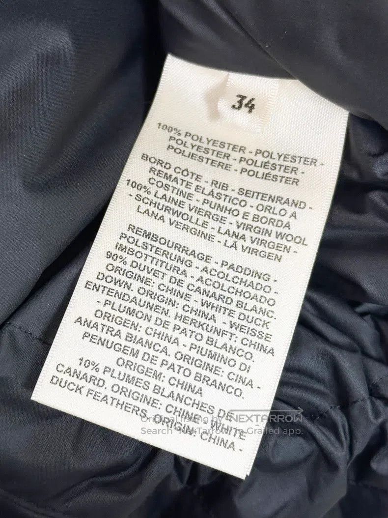 Hermes Hermes Black Lapel Down Jacket with Goose Down Filling Size XXS / US 00 / IT 34 - 6 Thumbnail