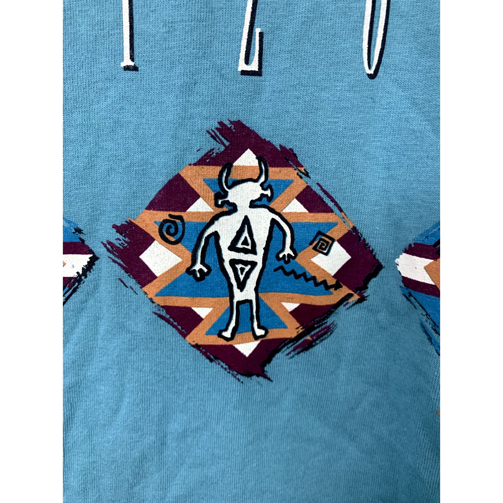 Vintage Vintage Womens Kokopelli Shirt Arizona Top Tee 90s VTG Large Size L / US 10 / IT 46 - 4 Thumbnail