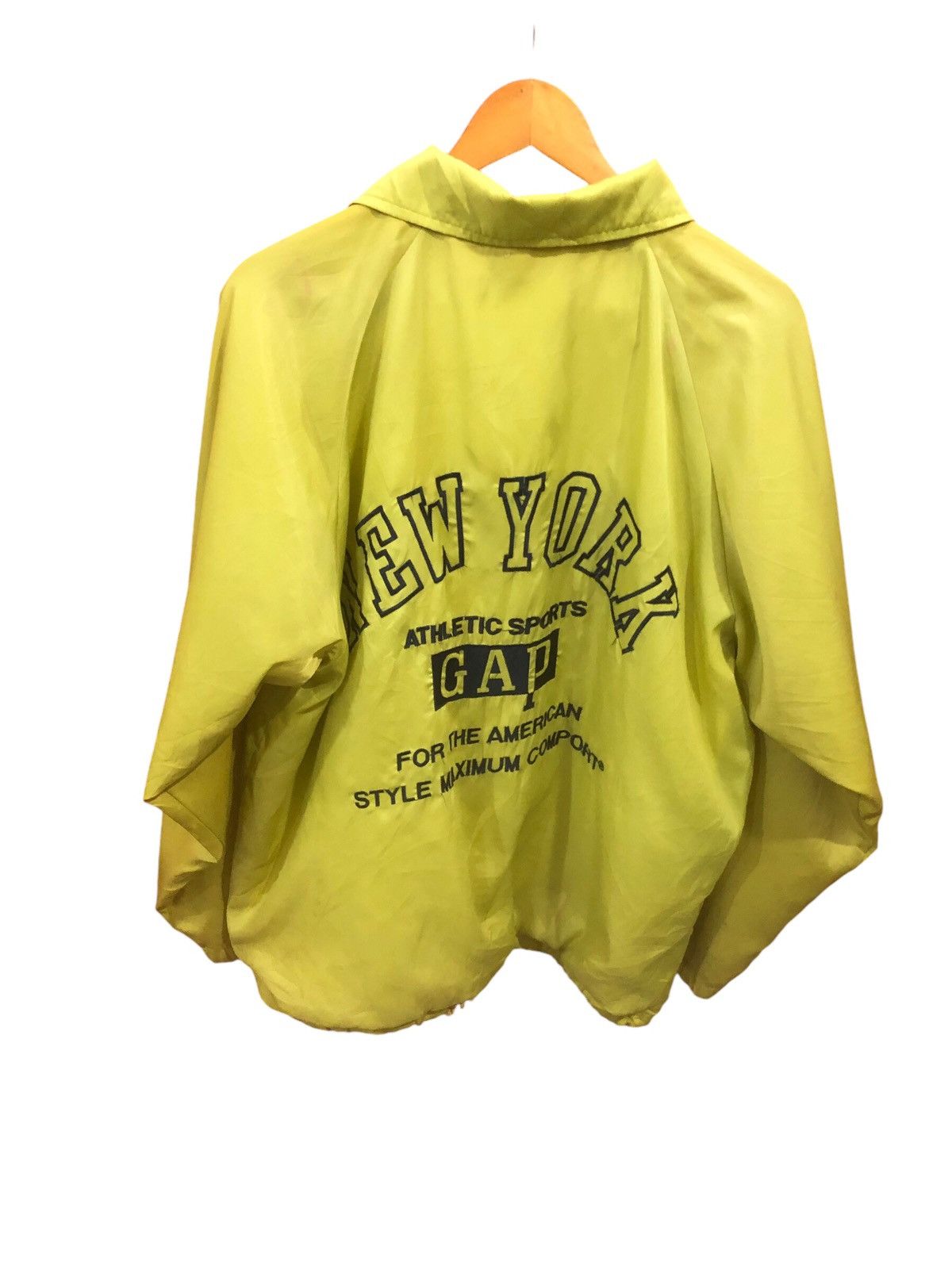 Gap × Vintage Vintage Gap New York Athletic Sports Snap Button Jacket Size US L / EU 52-54 / 3 - 5 Thumbnail