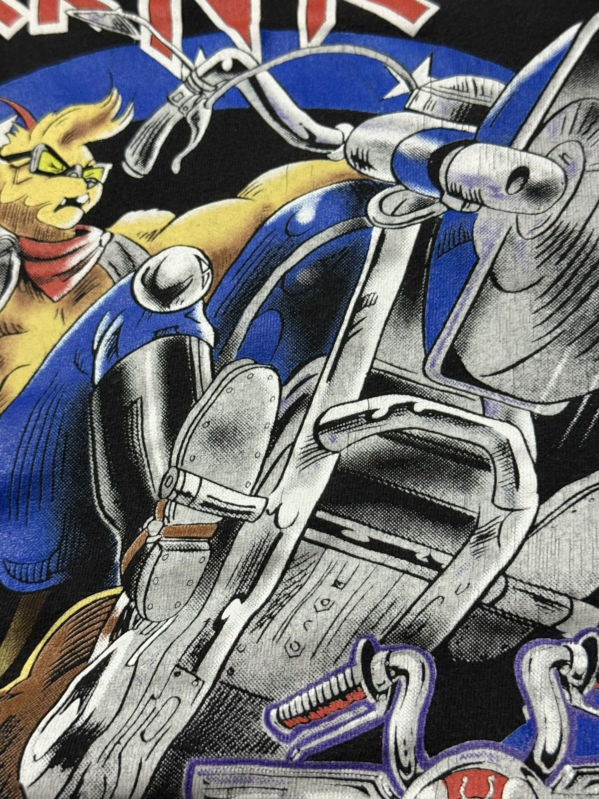 Vintage Vintage 90s Biker Mice from Mars Rock N Ride T Shirt Size US M / EU 48-50 / 2 - 16 Thumbnail